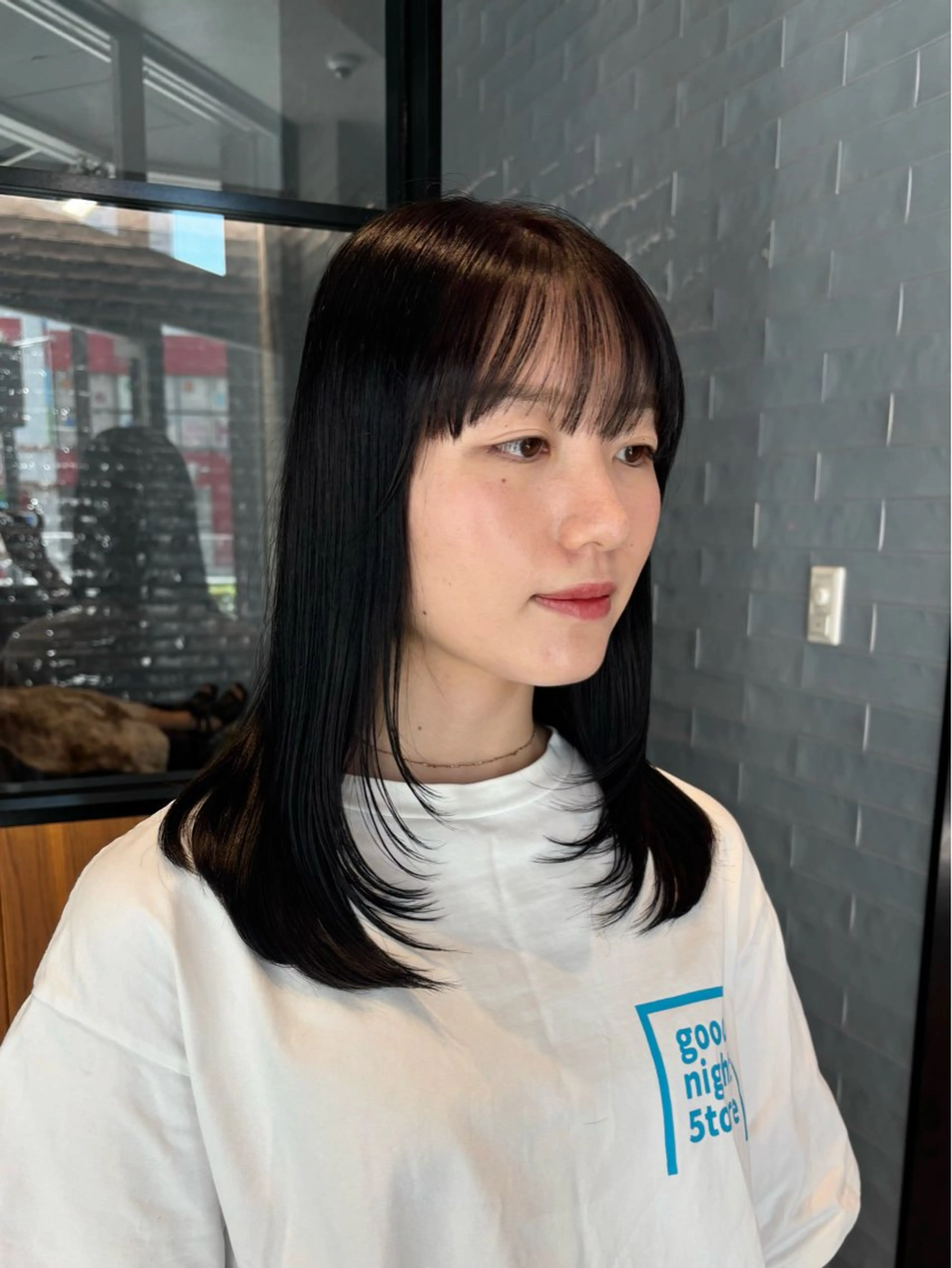 ミディアム Natsuki/韓国 ボブ/レイヤーカットのヘアスタイル