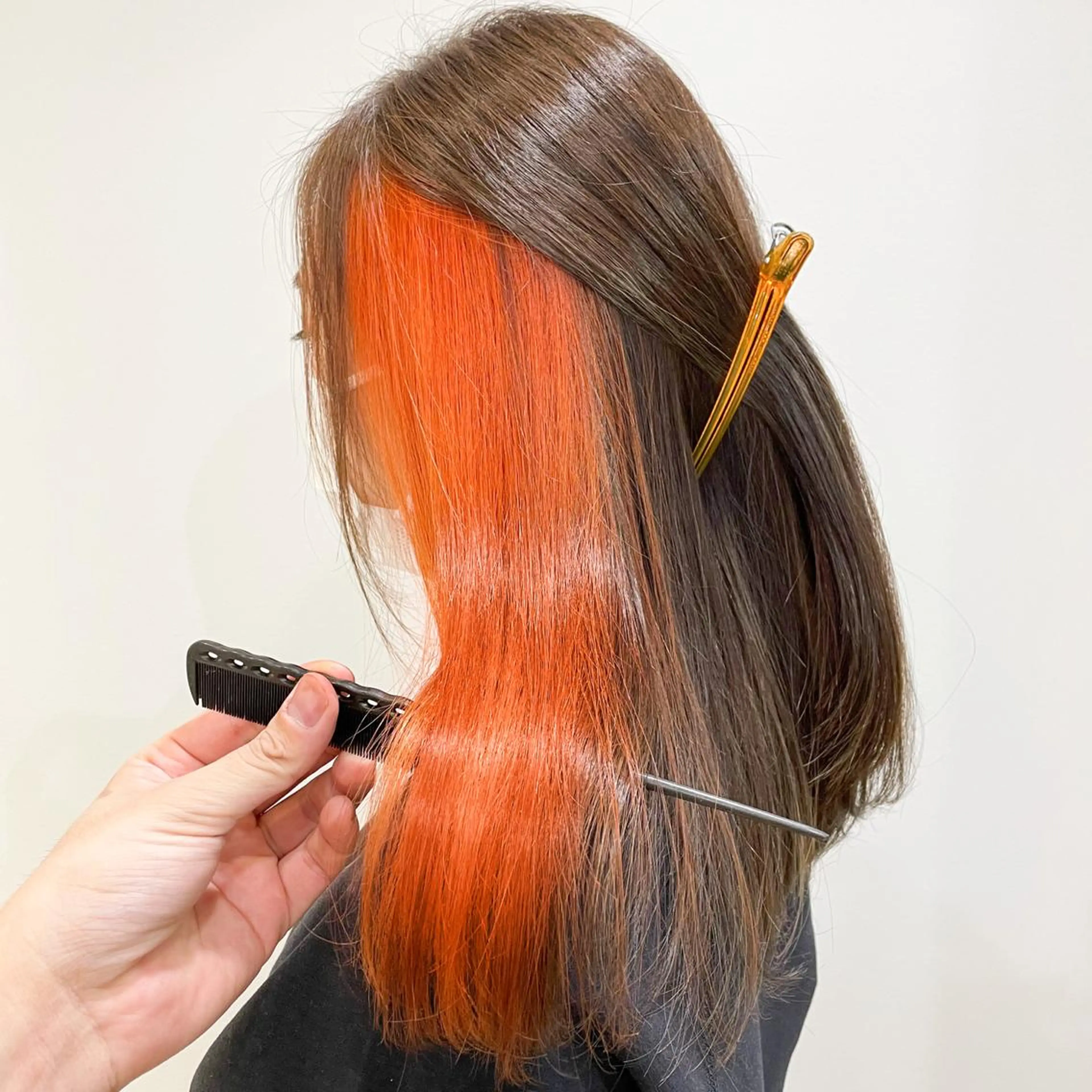 ロング カラー ヘアカラー トリートメント 縮毛矯正/髪質改善 /韓国風　山川春輝のヘアスタイル