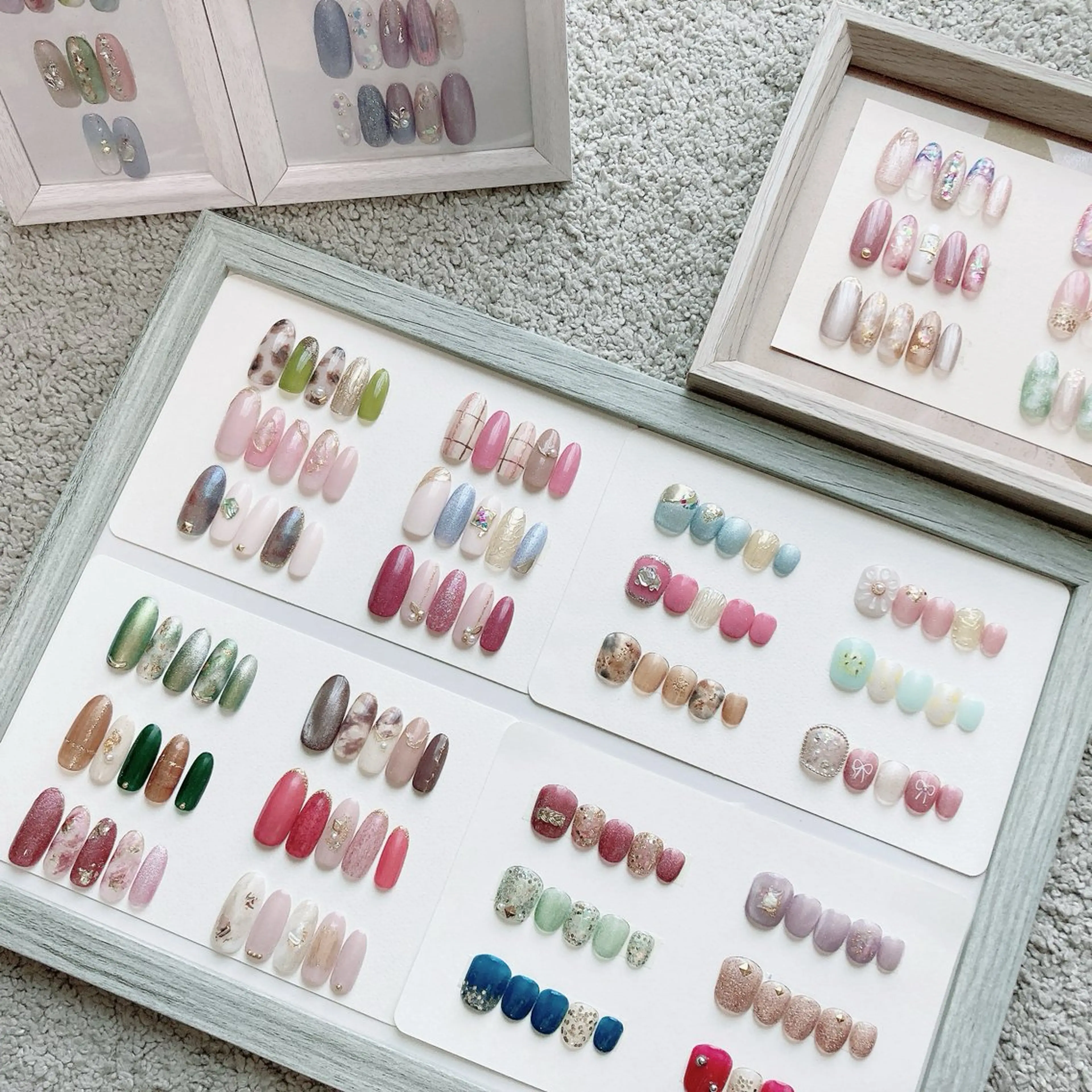 人気の定額ネイル♡（ケア込み）の写真