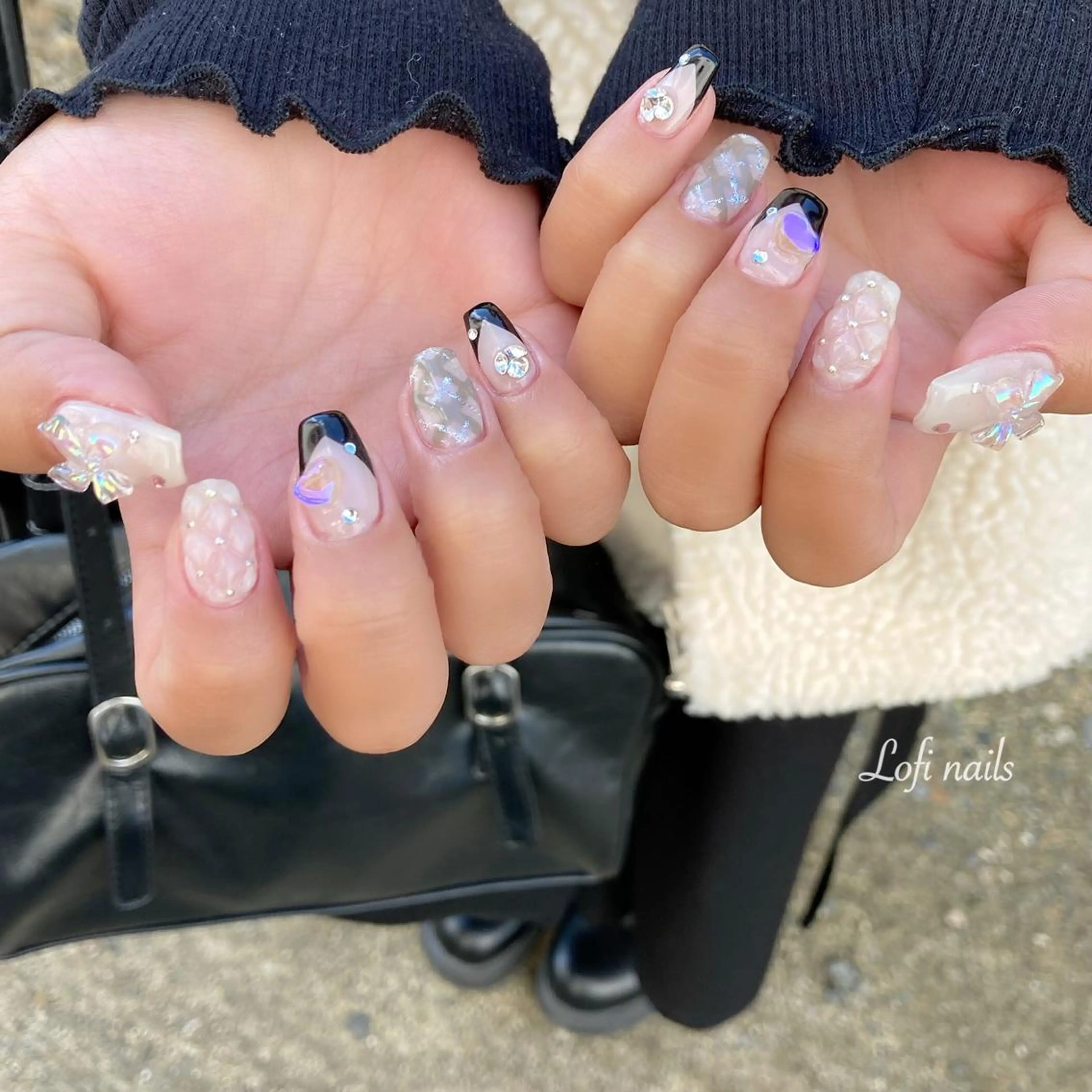 セミロング ネイル Lofi nails ゆきこのネイルデザイン