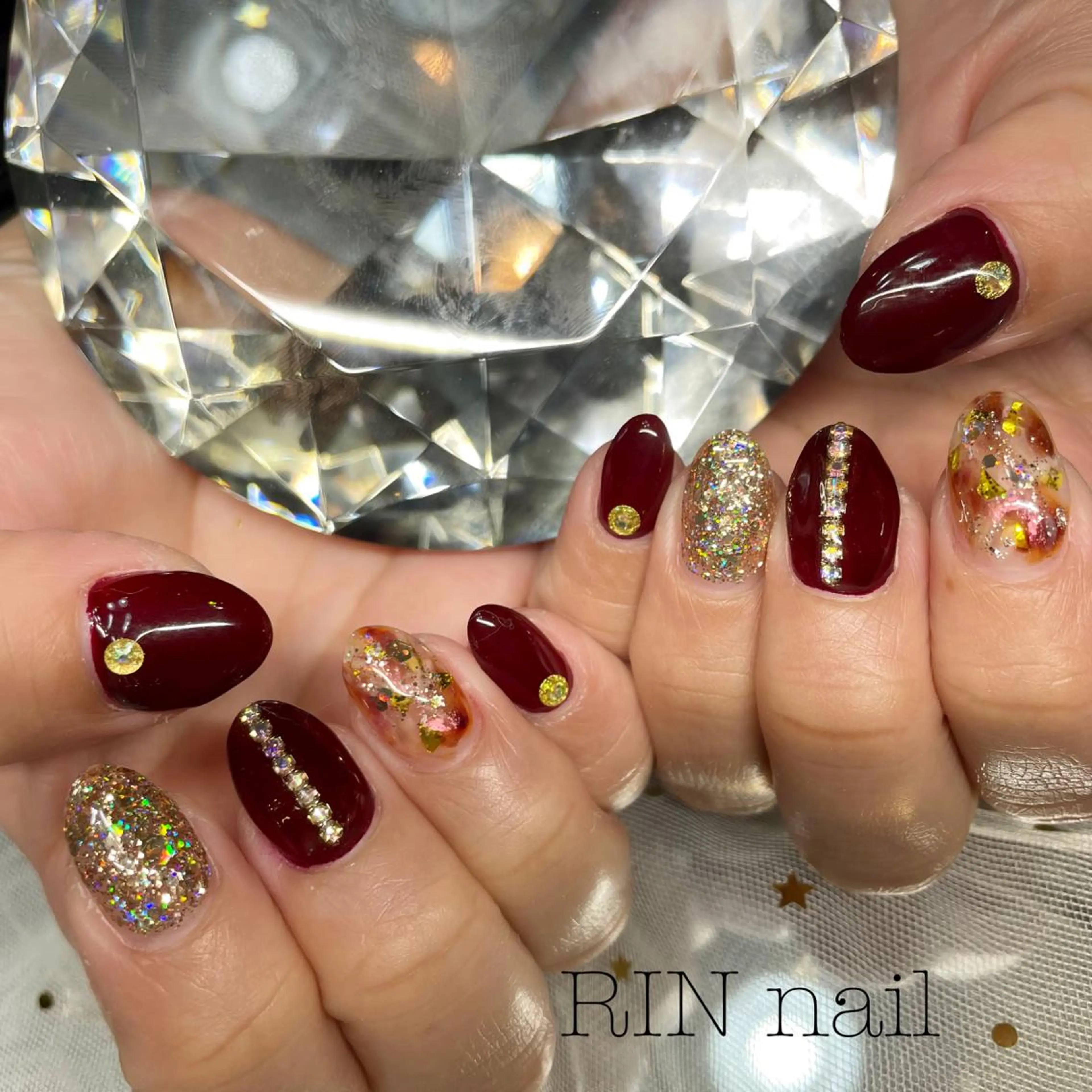 ネイル ハンドネイル ハンドケア RIN HOMEnailのネイルデザイン