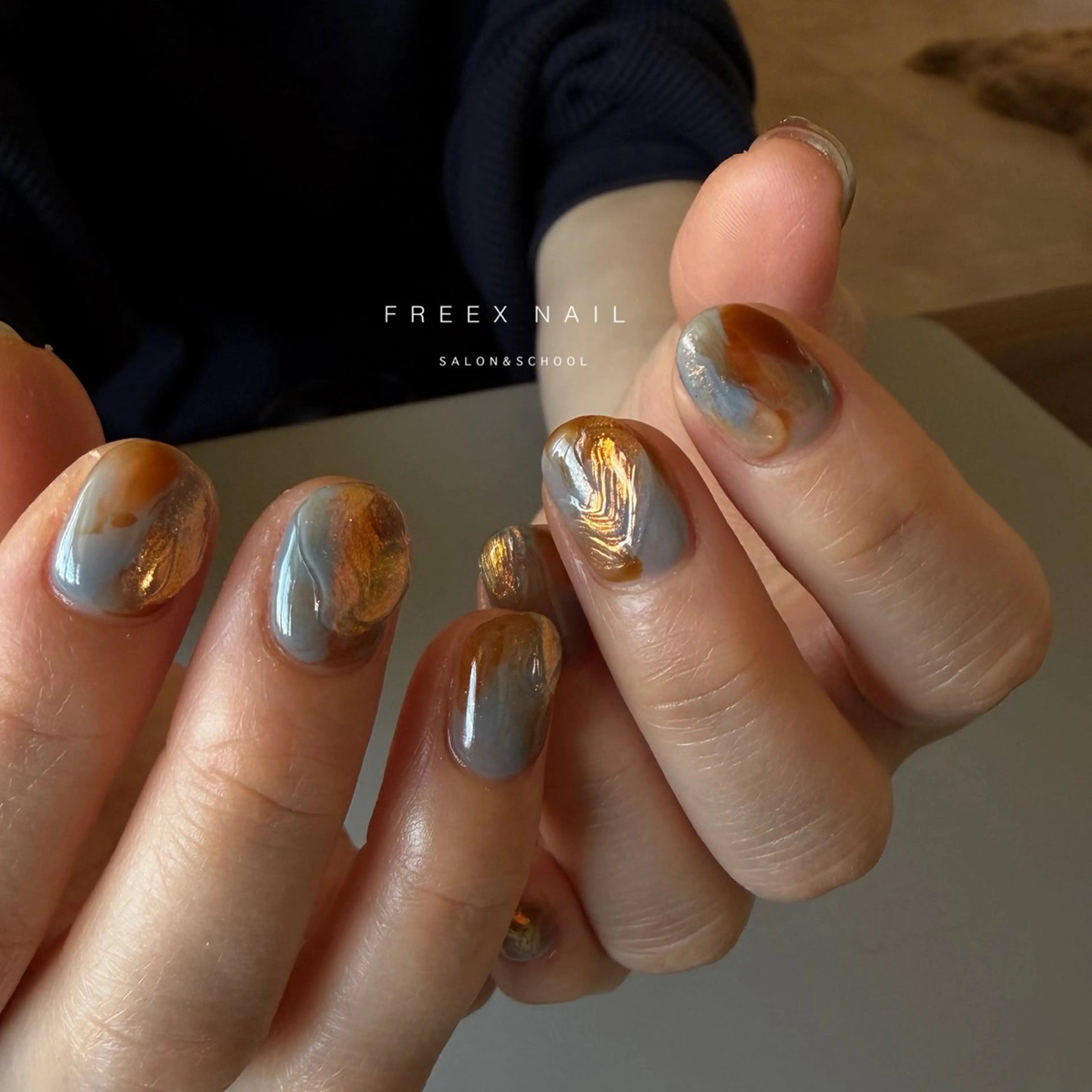 ネイル ニュアンスネイル ハンドネイル ハンドケア freex nail /ニュアンス/個性派のネイルデザイン