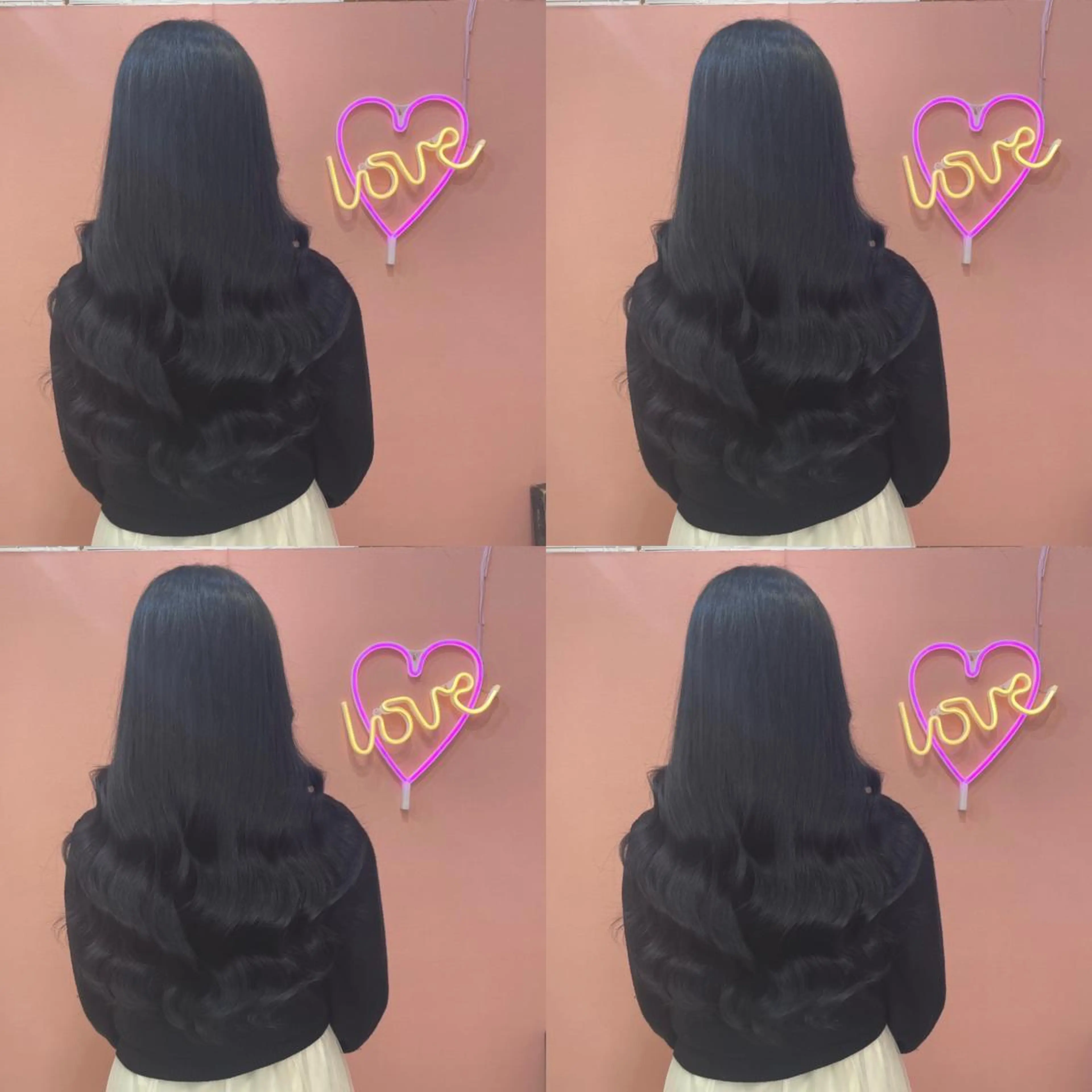 ロング カラー 黒髪 🌷MAYU 🌷のヘアスタイル