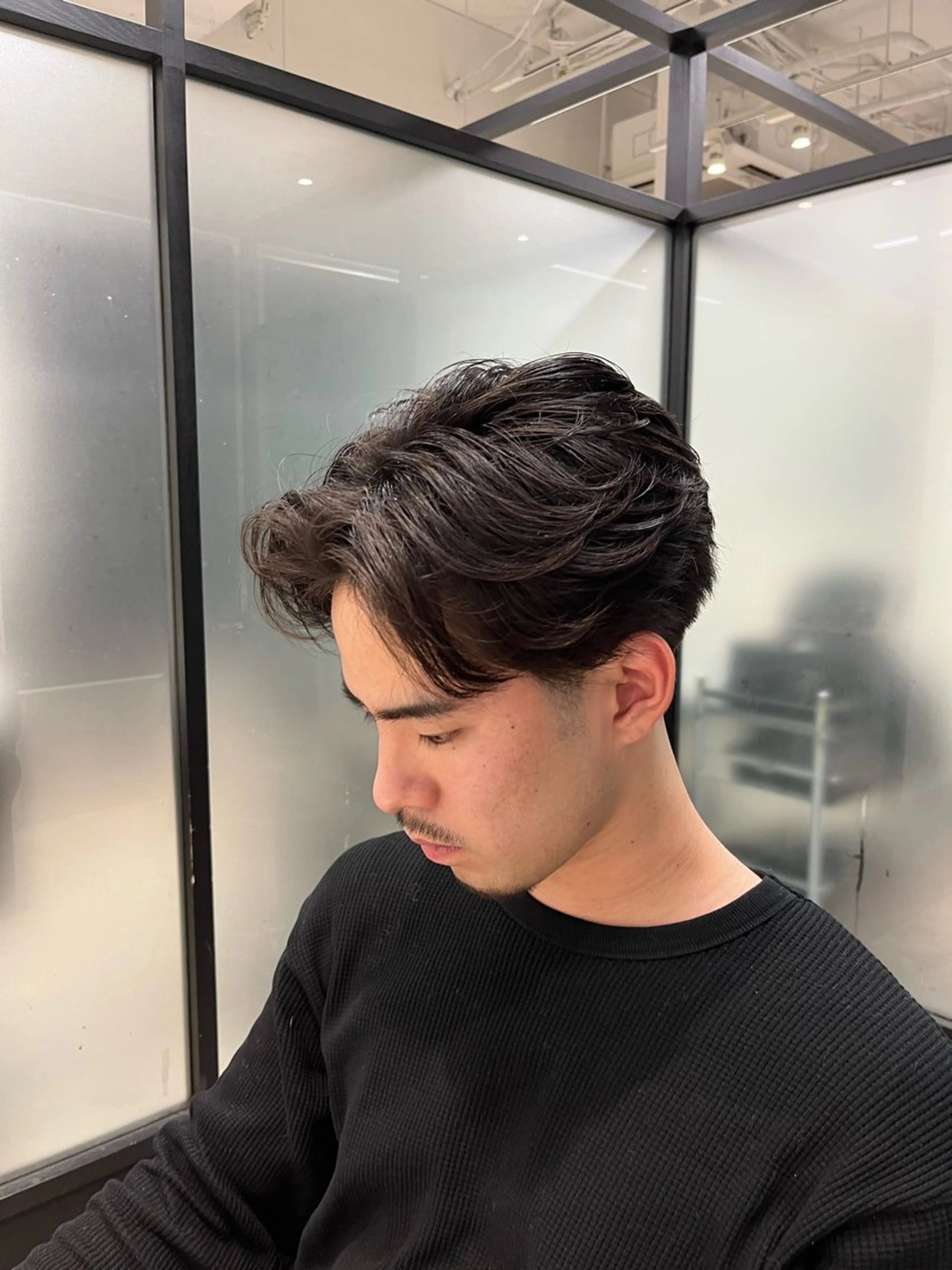 ショート パーマ メンズ パーマ トリートメント 🩵メンズショート✨ パーマスタイル みくのヘアスタイル