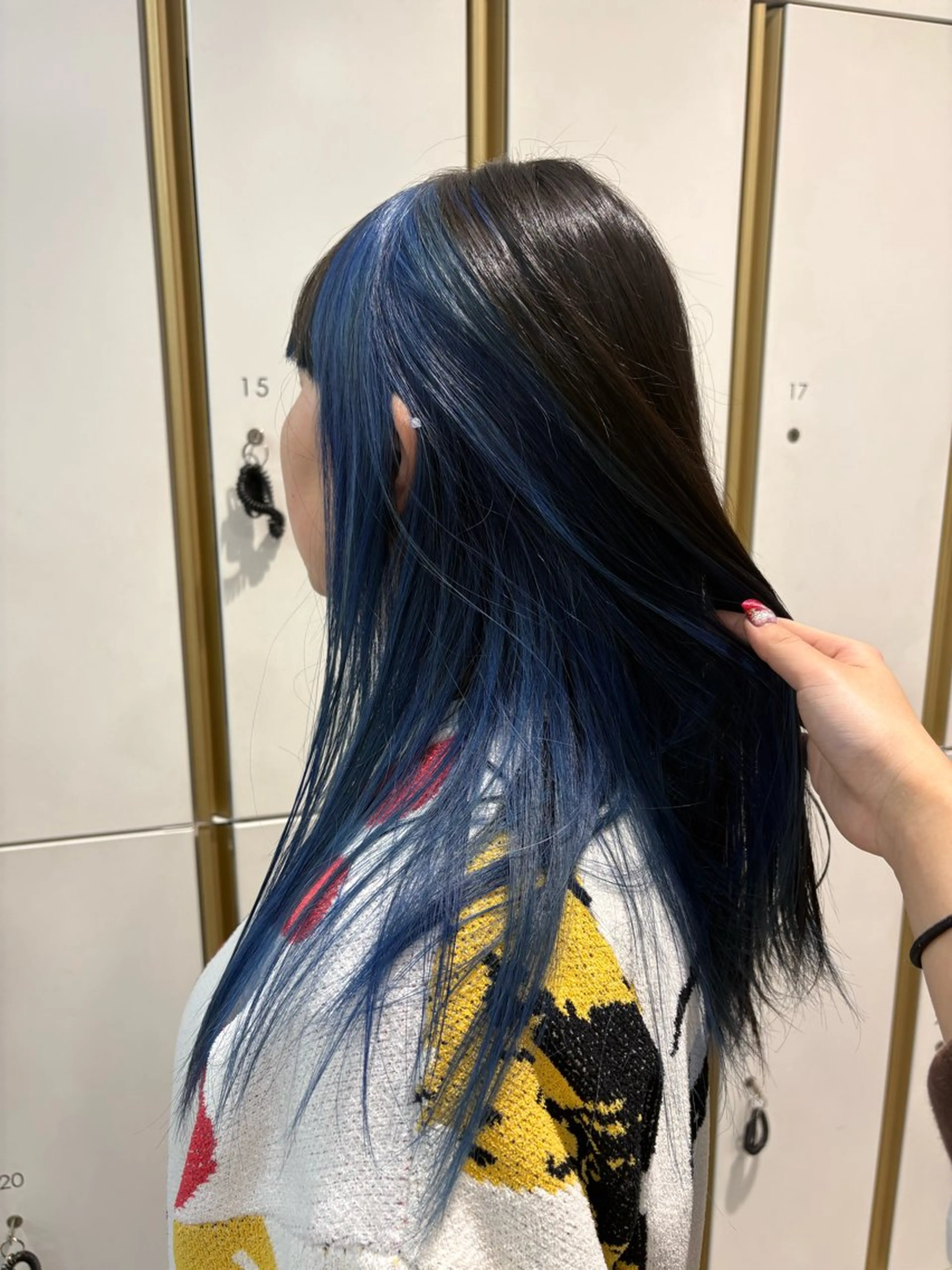 カラー インナーカラー/ ブリーチ/ことねのヘアスタイル