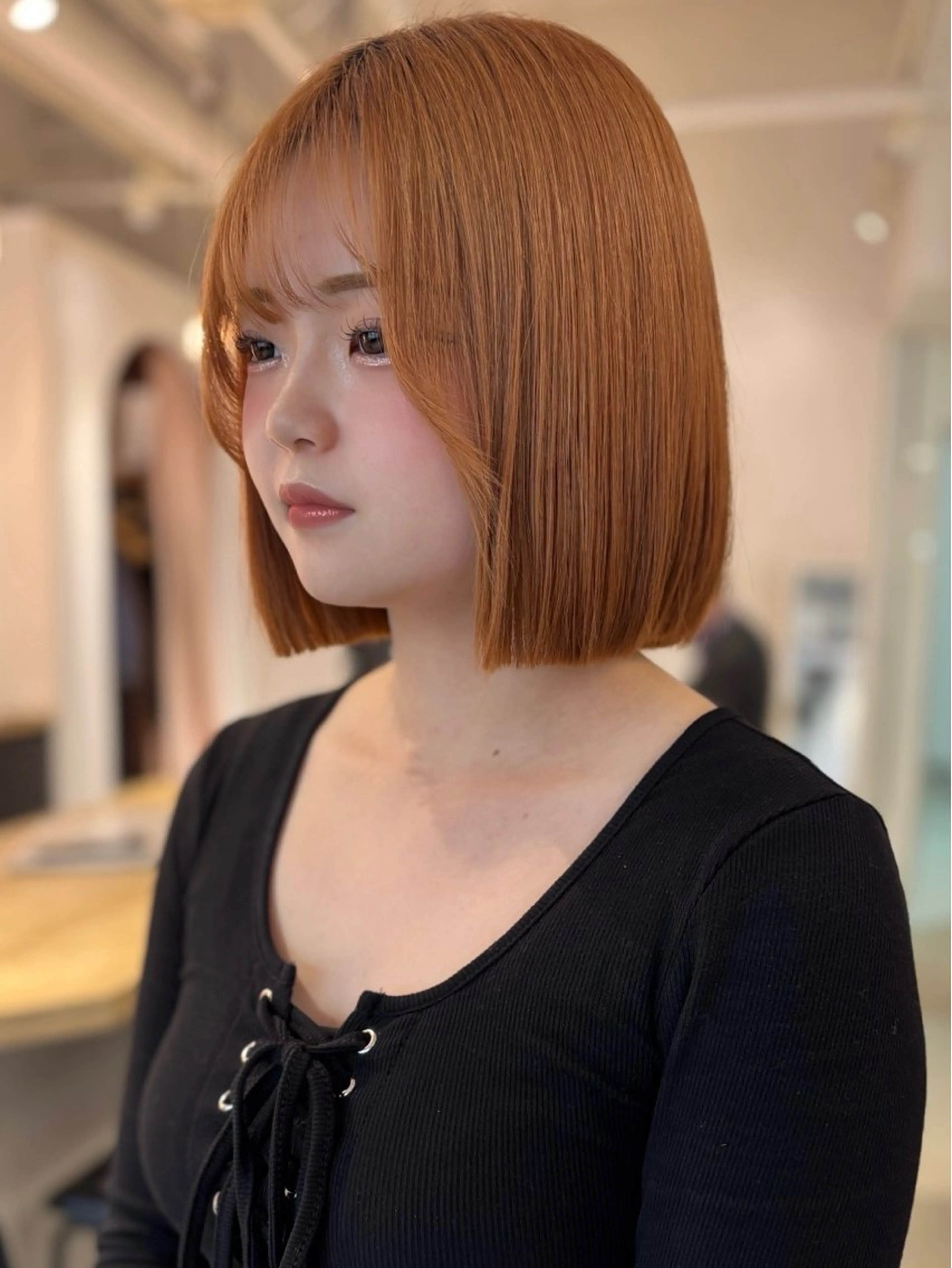 ショート ボブ 札幌美容室♡西塔 瑠音🎀のヘアスタイル