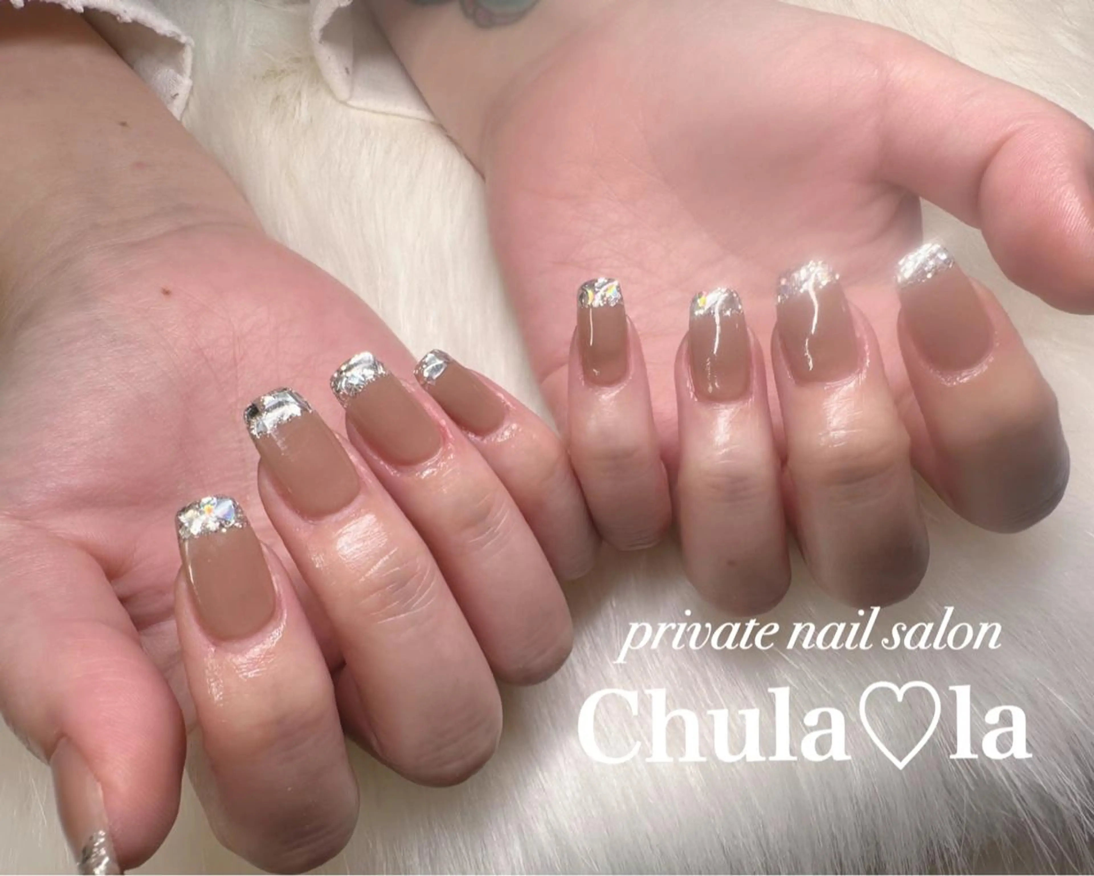 ネイル ラメ(グリッター) ハンドネイル Chula♡la 豊見城市高安のネイルデザイン