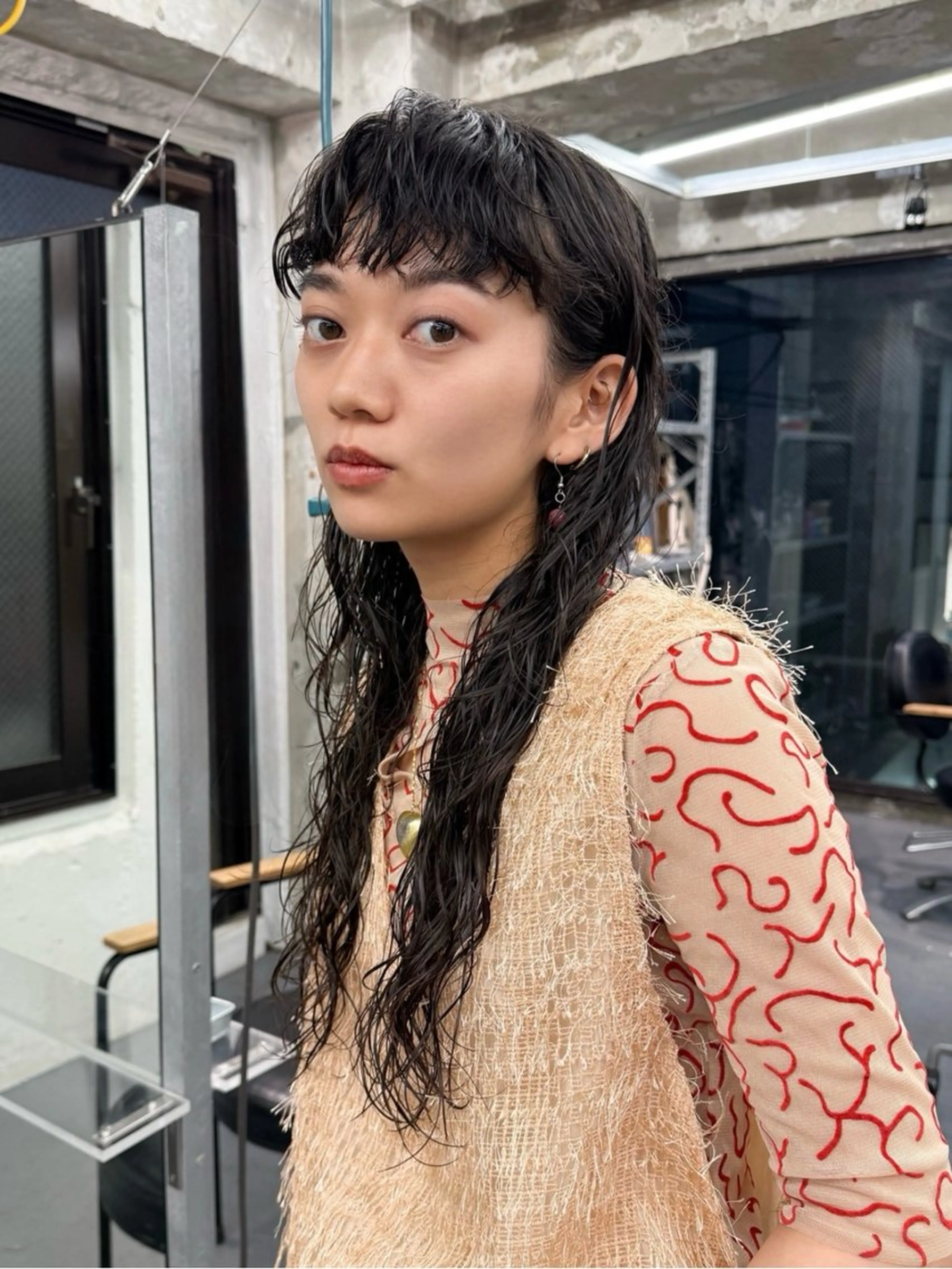 ロング パーマ ロング 平沼 祐哉/パーマのヘアスタイル