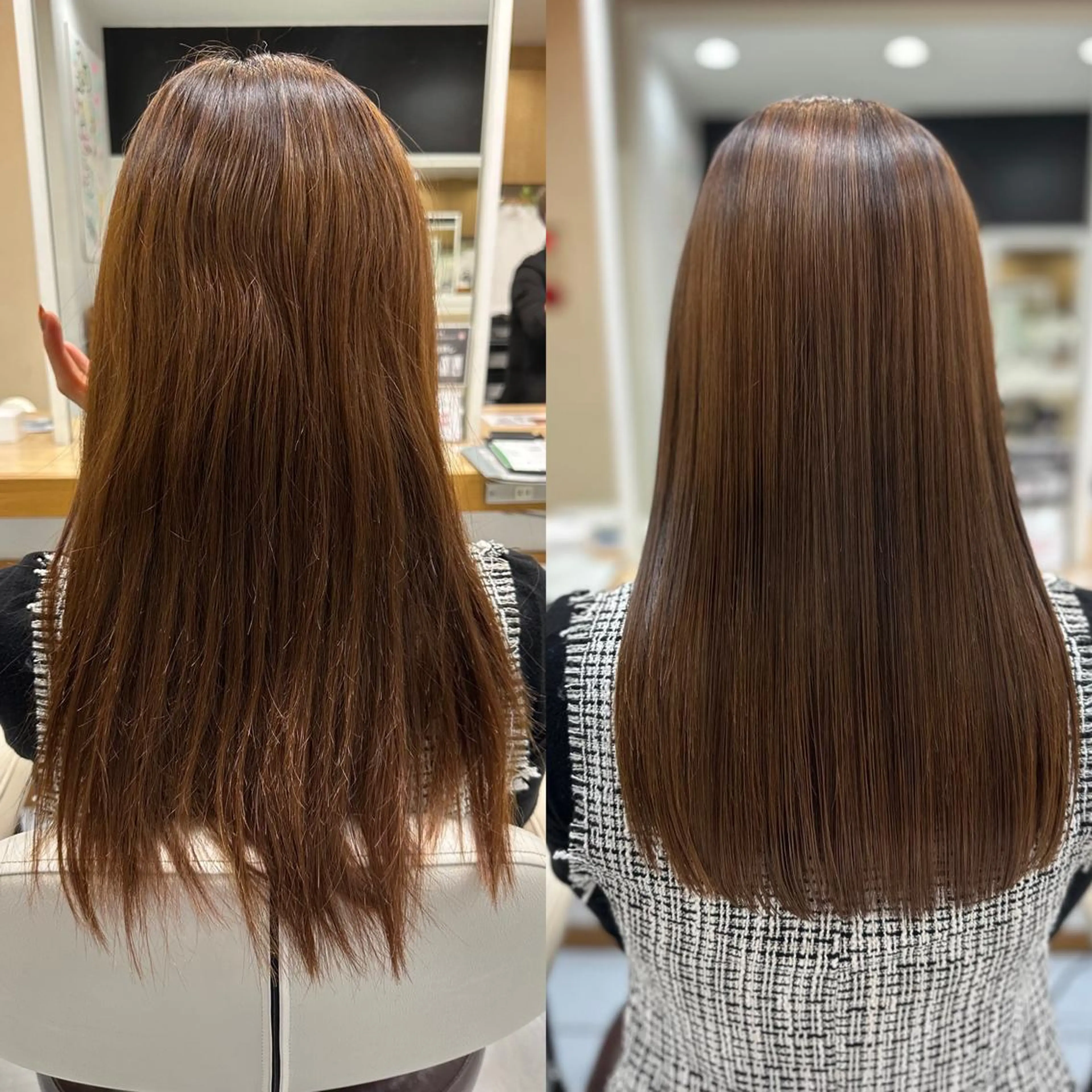 ロング パーマ 髪質改善 縮毛矯正 トリートメント 縮毛矯正 トリートメント 髪質改善/縮毛矯正 /ブリーチ矯正/岡部のヘアスタイル