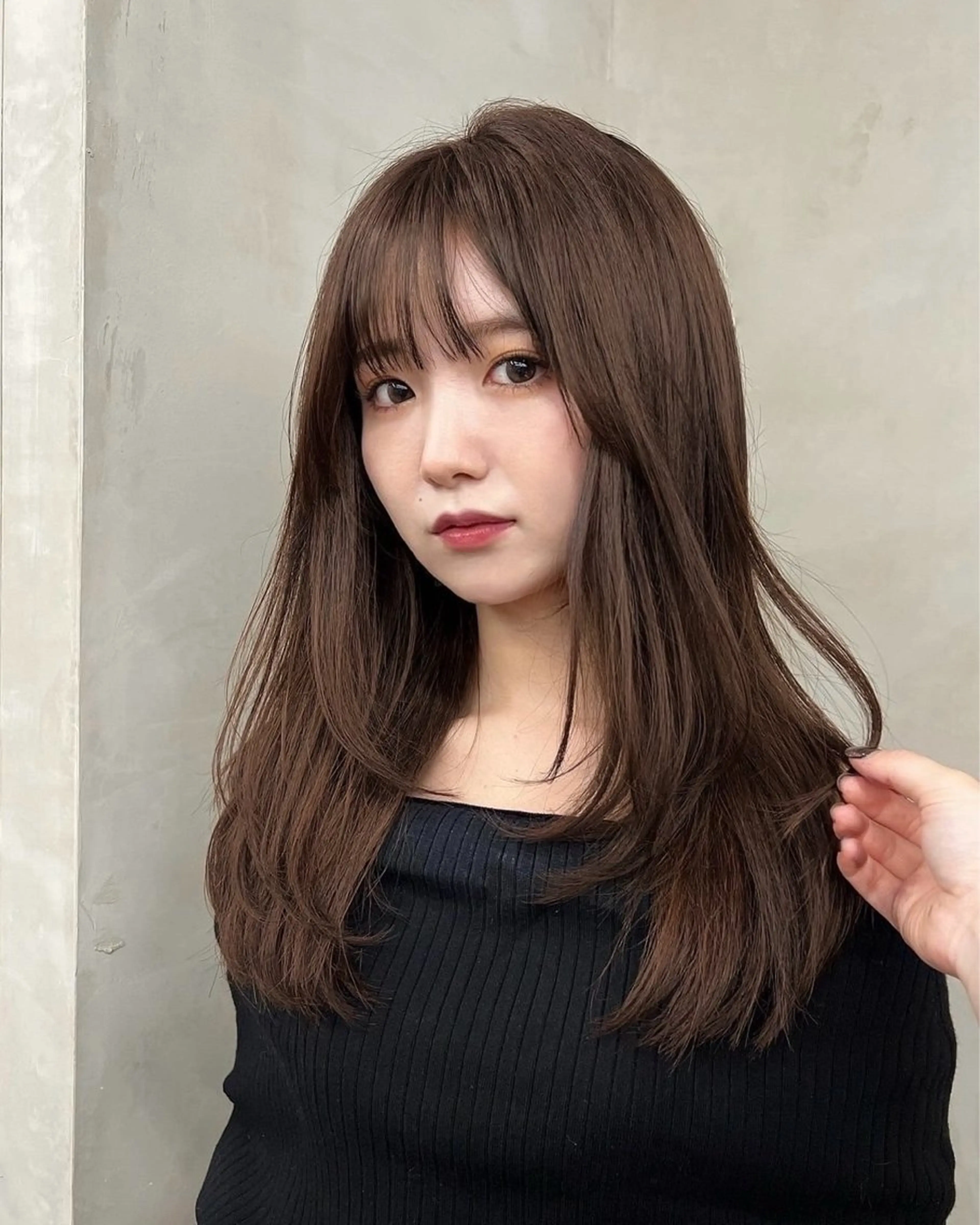 ロング 三浦 れいやのヘアスタイル