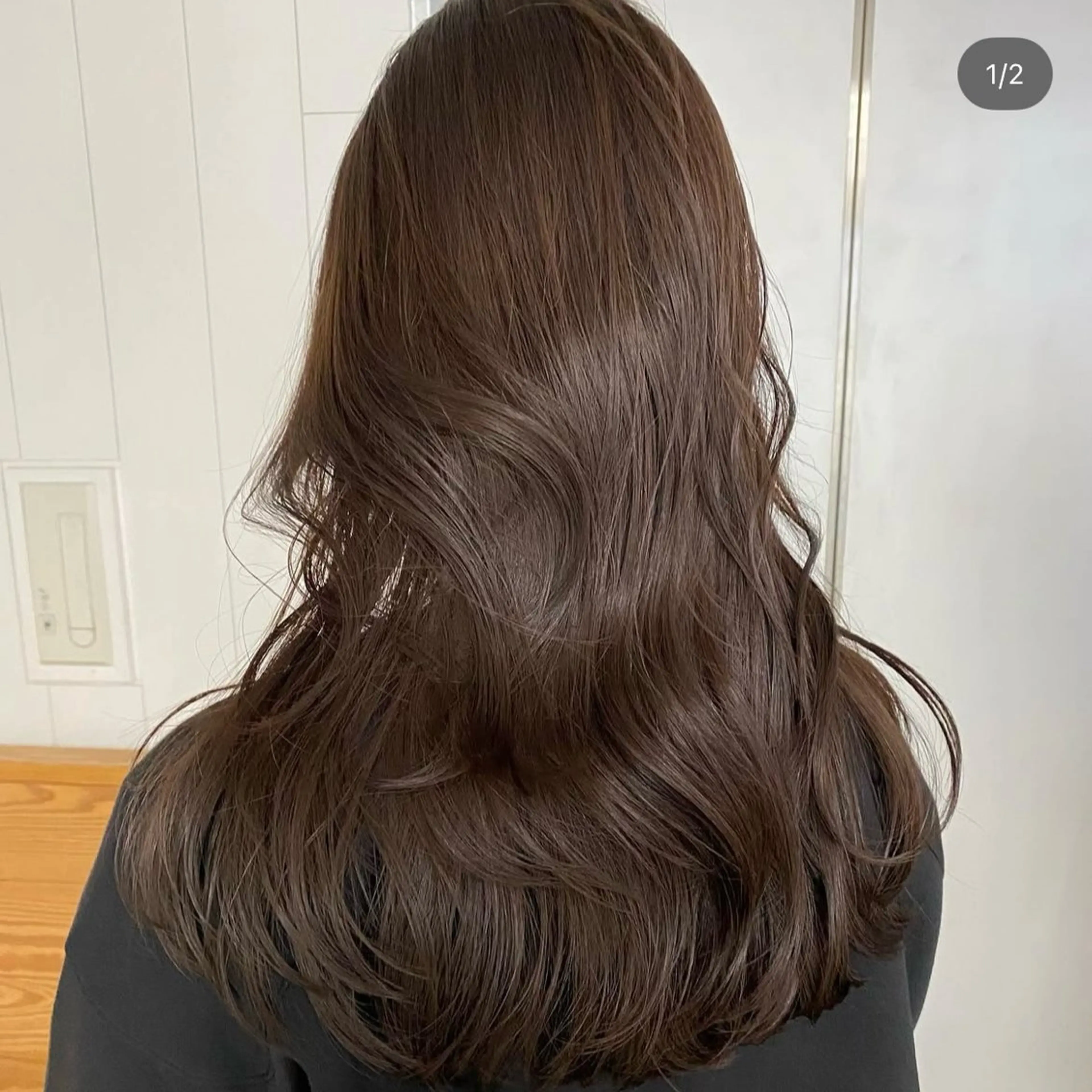 セミロング カラー 艶髪✨×顔周りカット 🧚ナツホのヘアスタイル