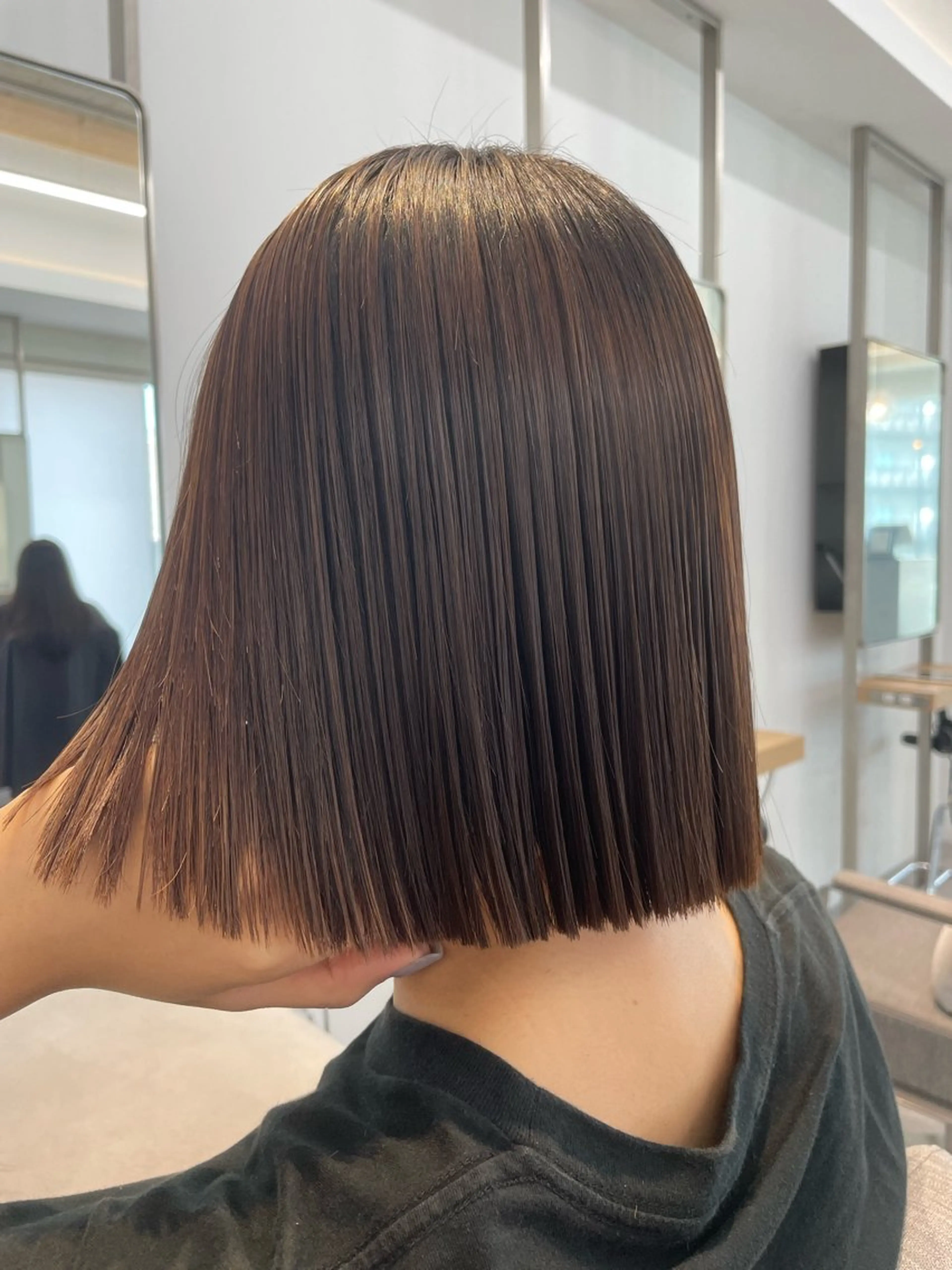 ショート ボブ 髪質改善 カット 縮毛矯正 髪質改善／艶髪 ❥❥Natsukiのヘアスタイル