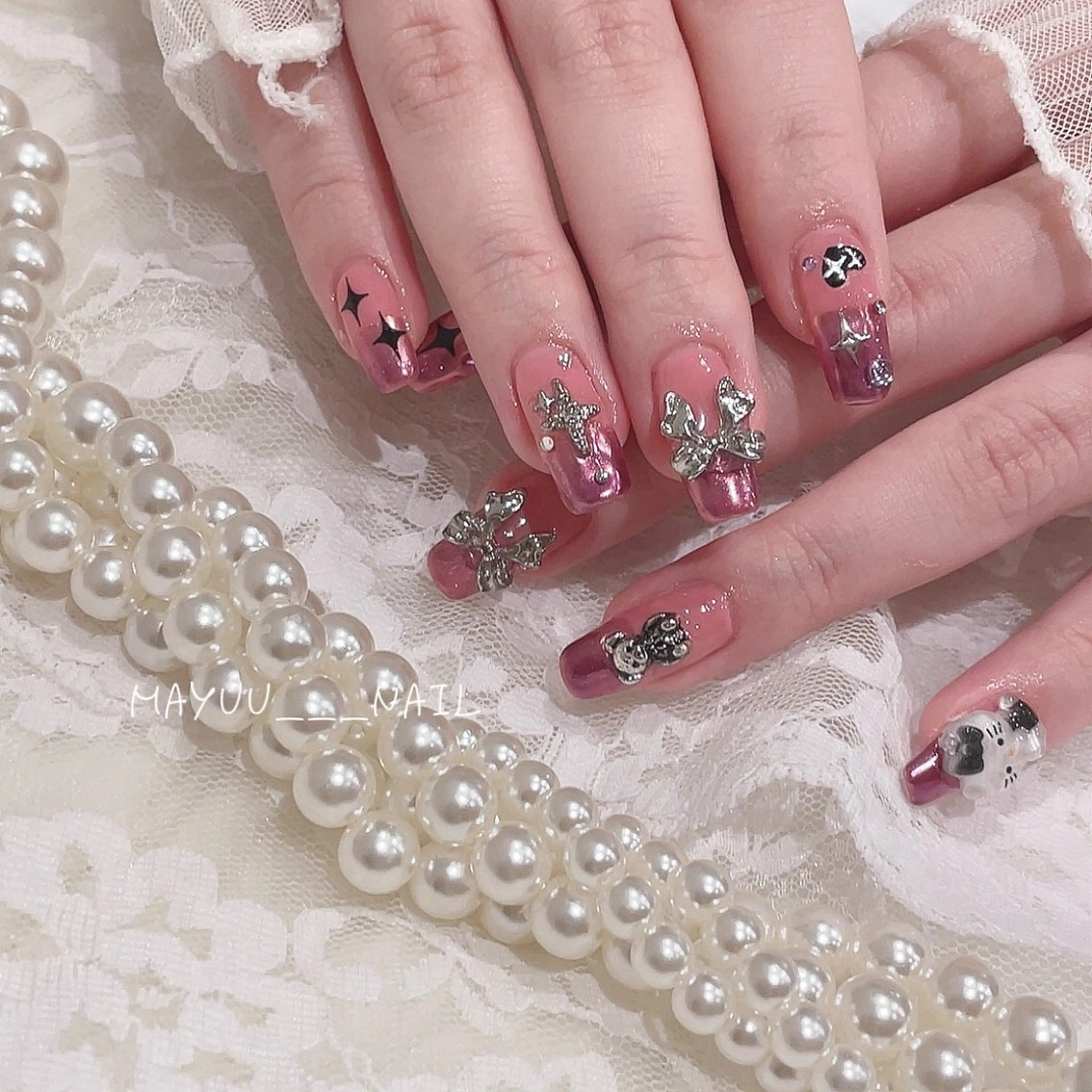 ネイル 🎀 Mayu 🎀痛ネイルのネイルデザイン