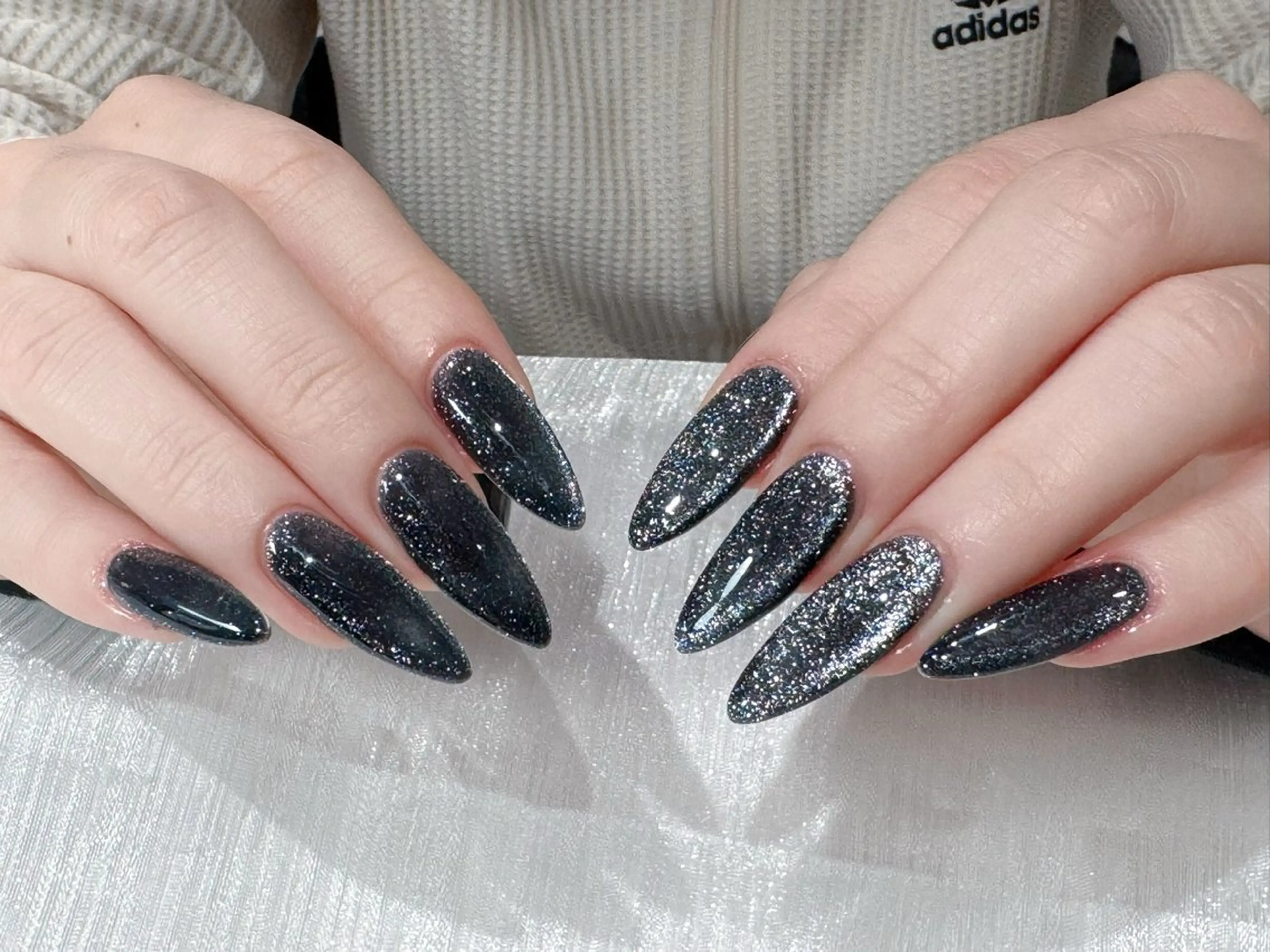 ネイル チークネイル 長さ出し フレンチネイル グラデーション マグネットネイル ハンドネイル ハンドケア 💕Dreamy KIYO💕のネイルデザイン