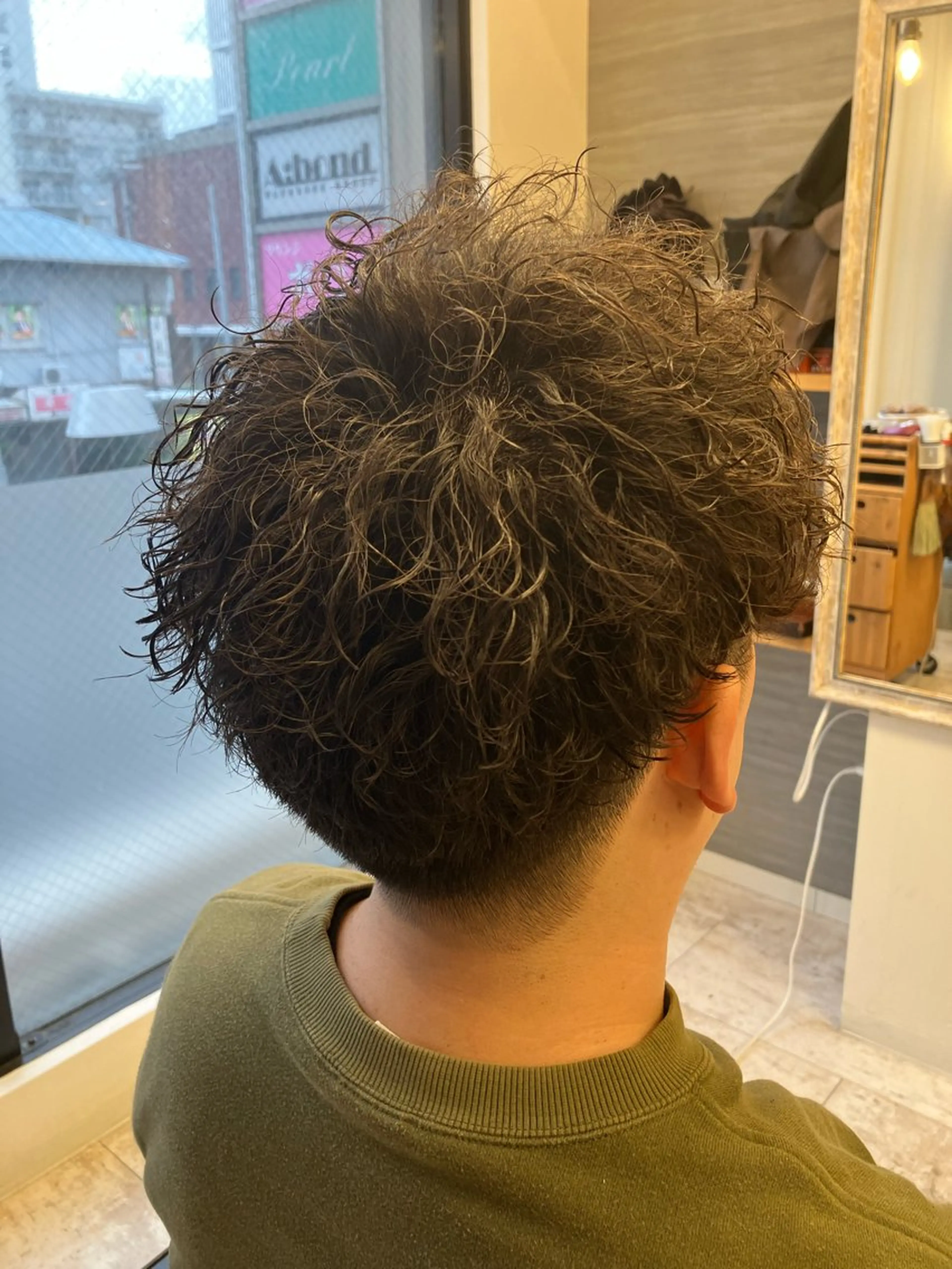 パーマ メンズ カット パーマ メンズ特化/パーマ/ フェードWATARUのヘアスタイル