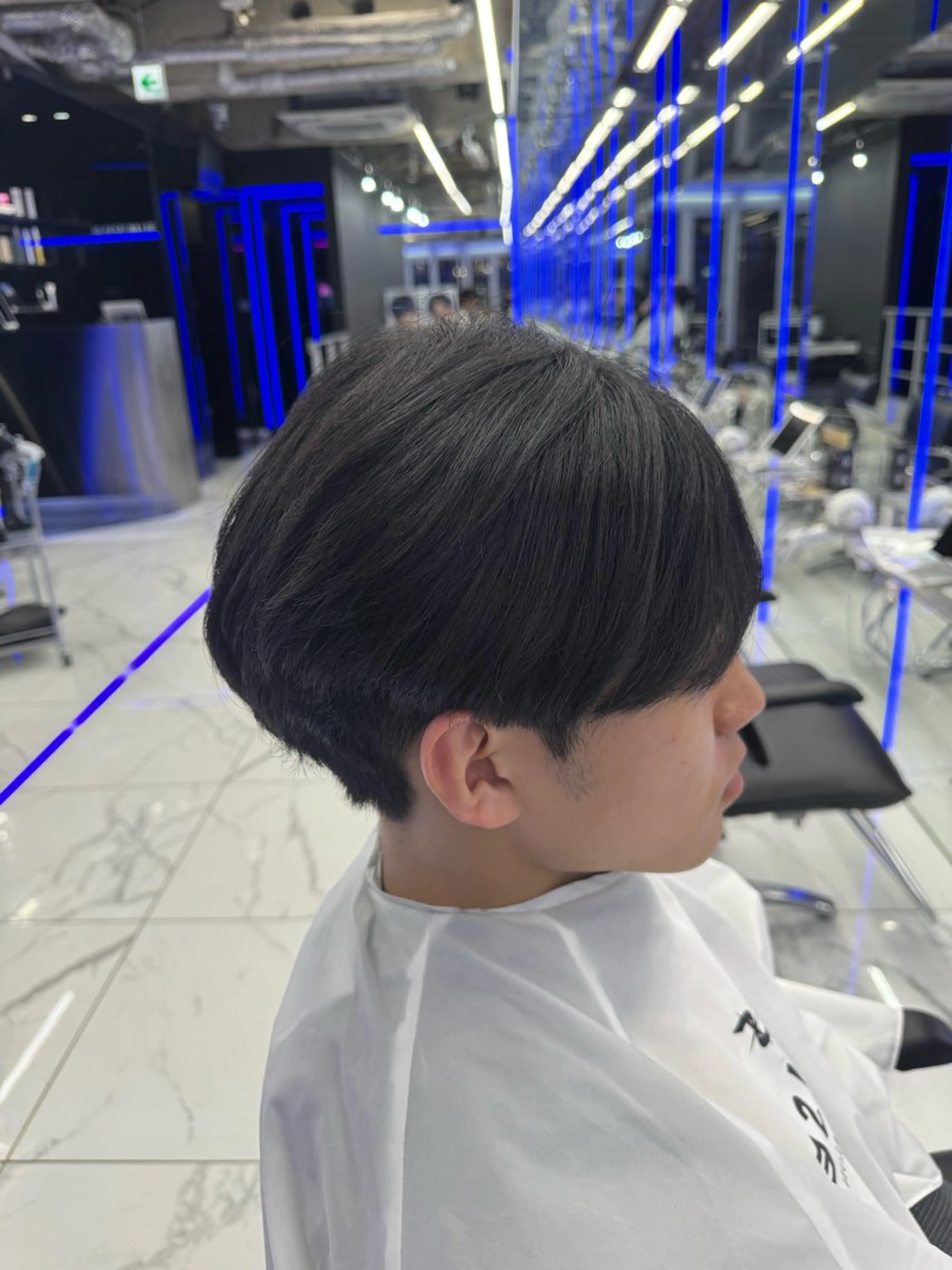 ミディアム メンズ 縮毛矯正 たきな/渋谷/メンズ メイク/メンズヘアのヘアスタイル