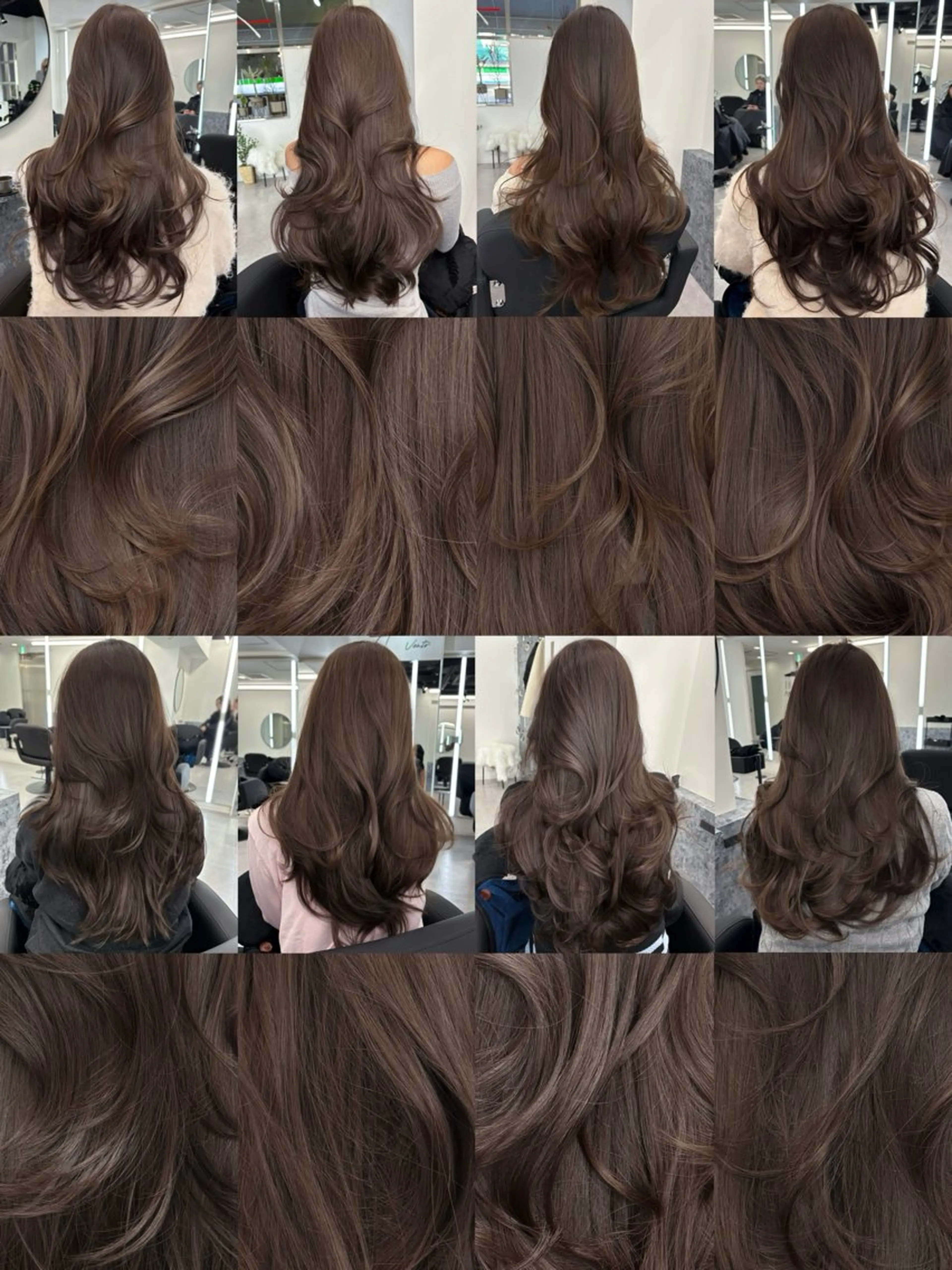 ロング カラー ヘアカラー Ardore 韓国風カラー大阪のヘアスタイル