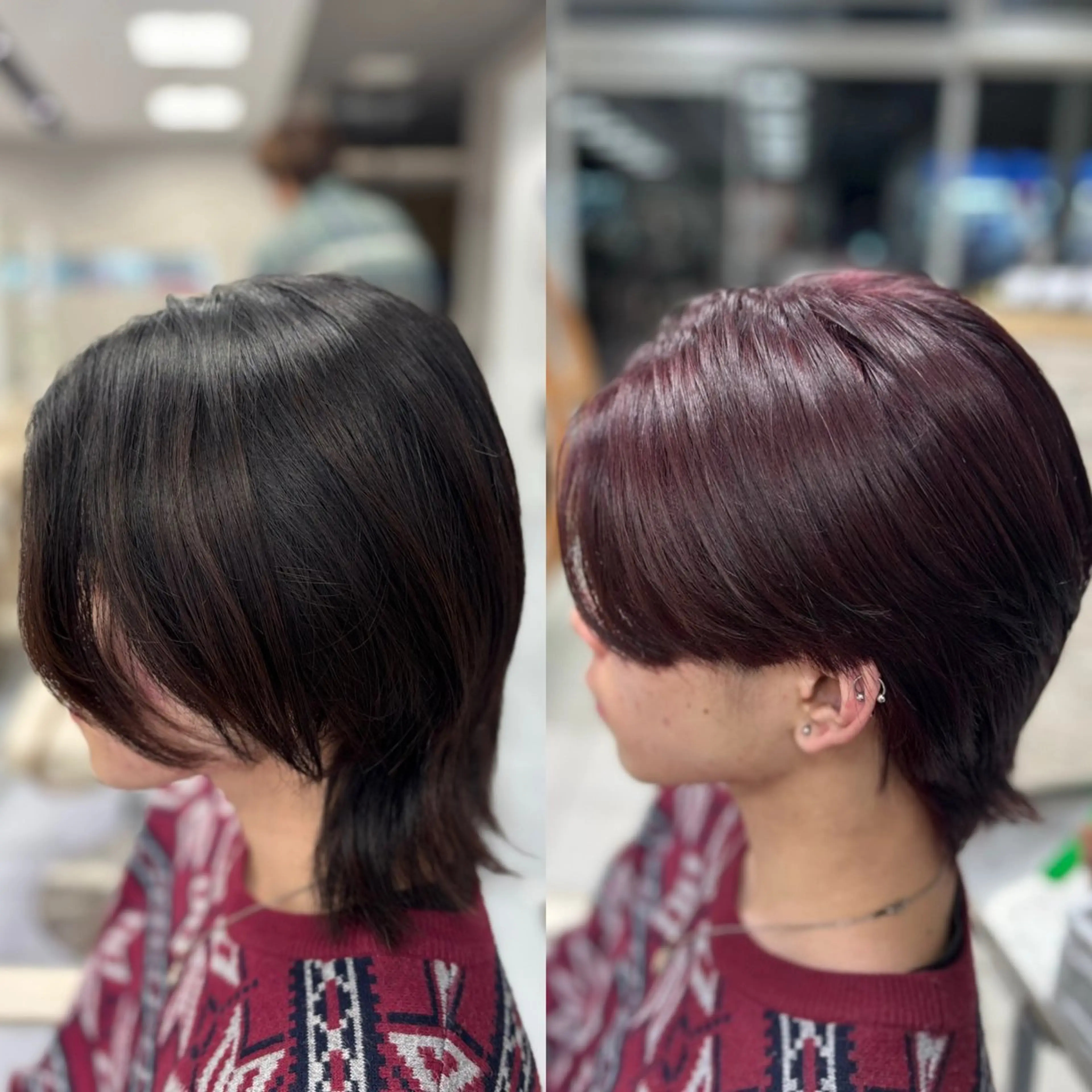 ショート カラー メンズ ヘアカラー メンズ特化韓国風 パーマスタイル/りんのヘアスタイル