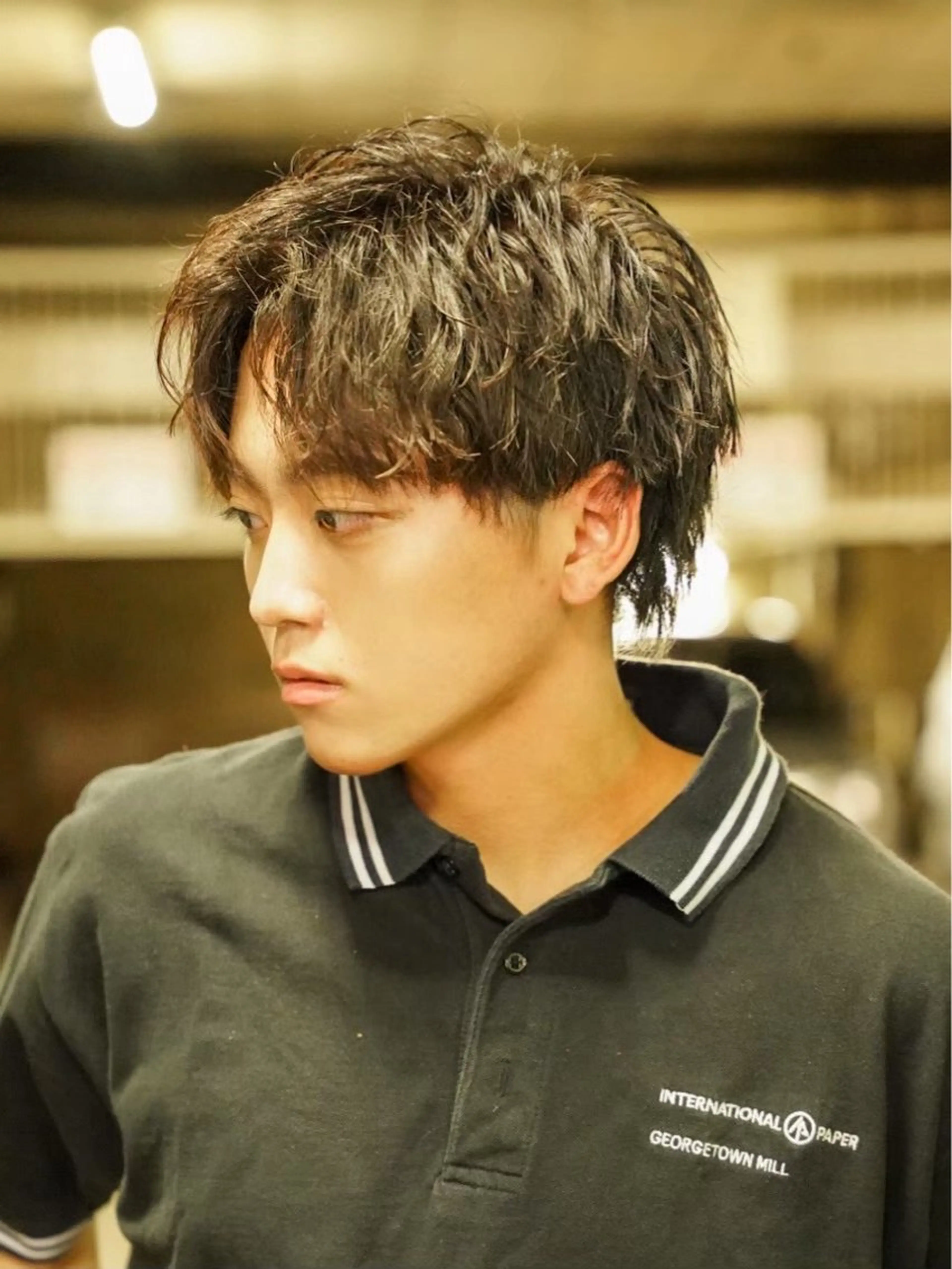 パーマ 経田 偉央のヘアスタイル