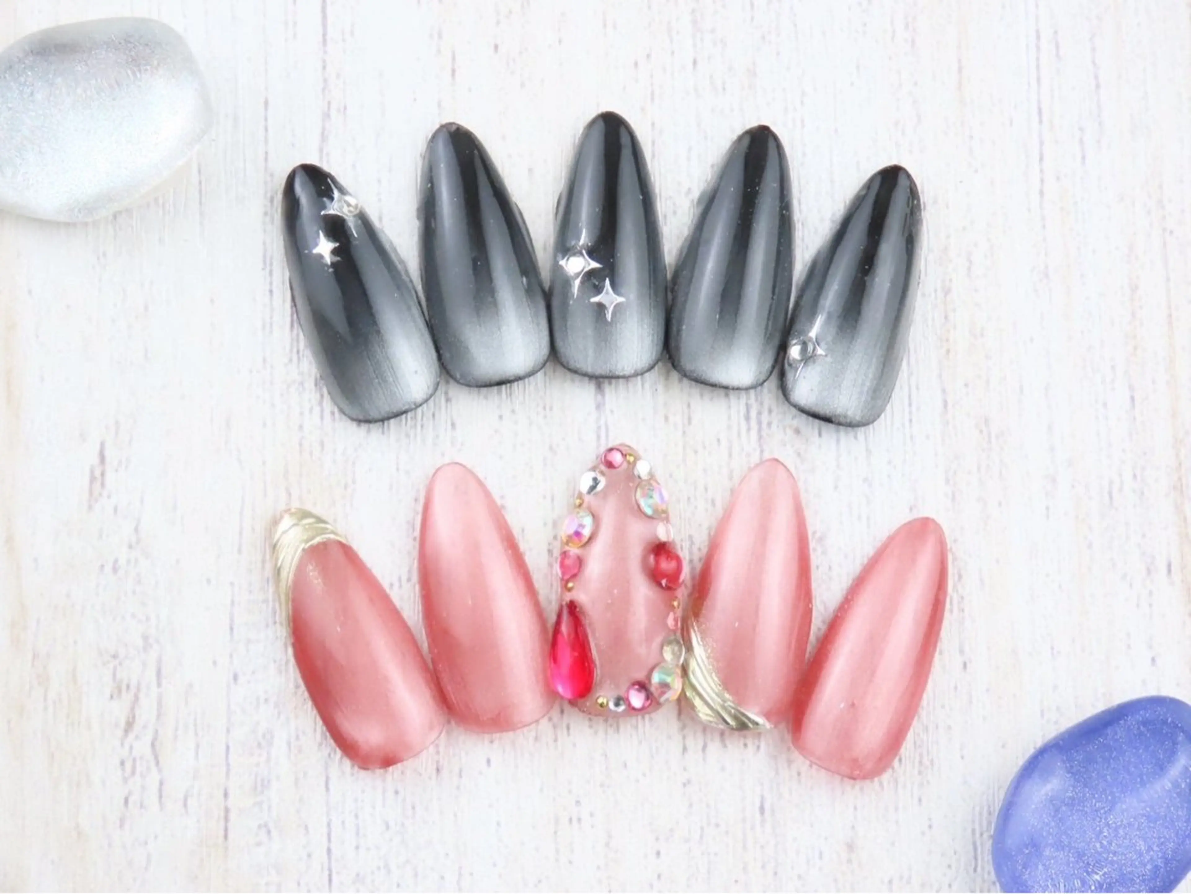 ネイル マグネットネイル ネイルサロンmuumii所属・東十条muumii ネイルまつ毛のネイルデザイン