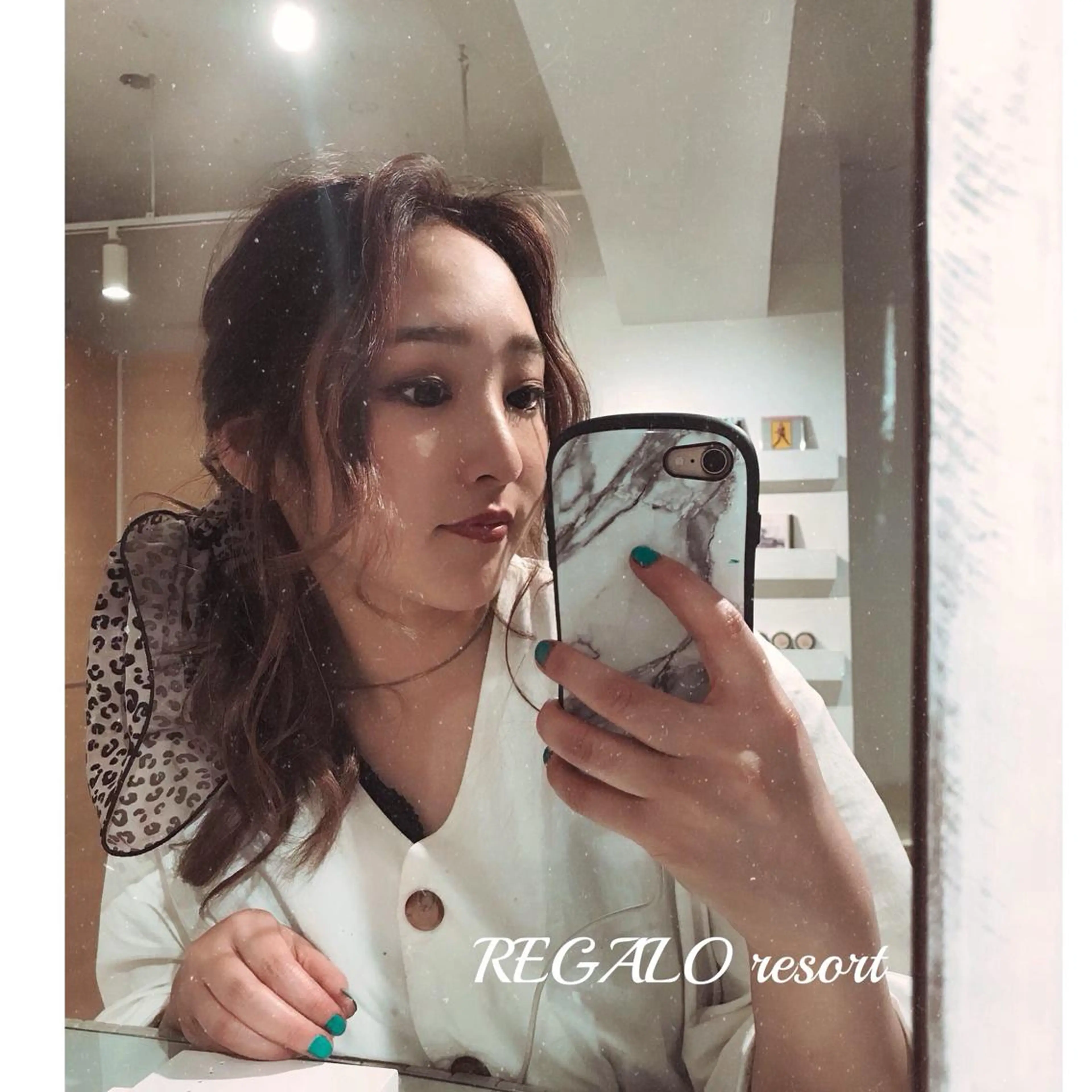 ロング カラー ヘアアレンジ Miku 🇺🇸のヘアスタイル