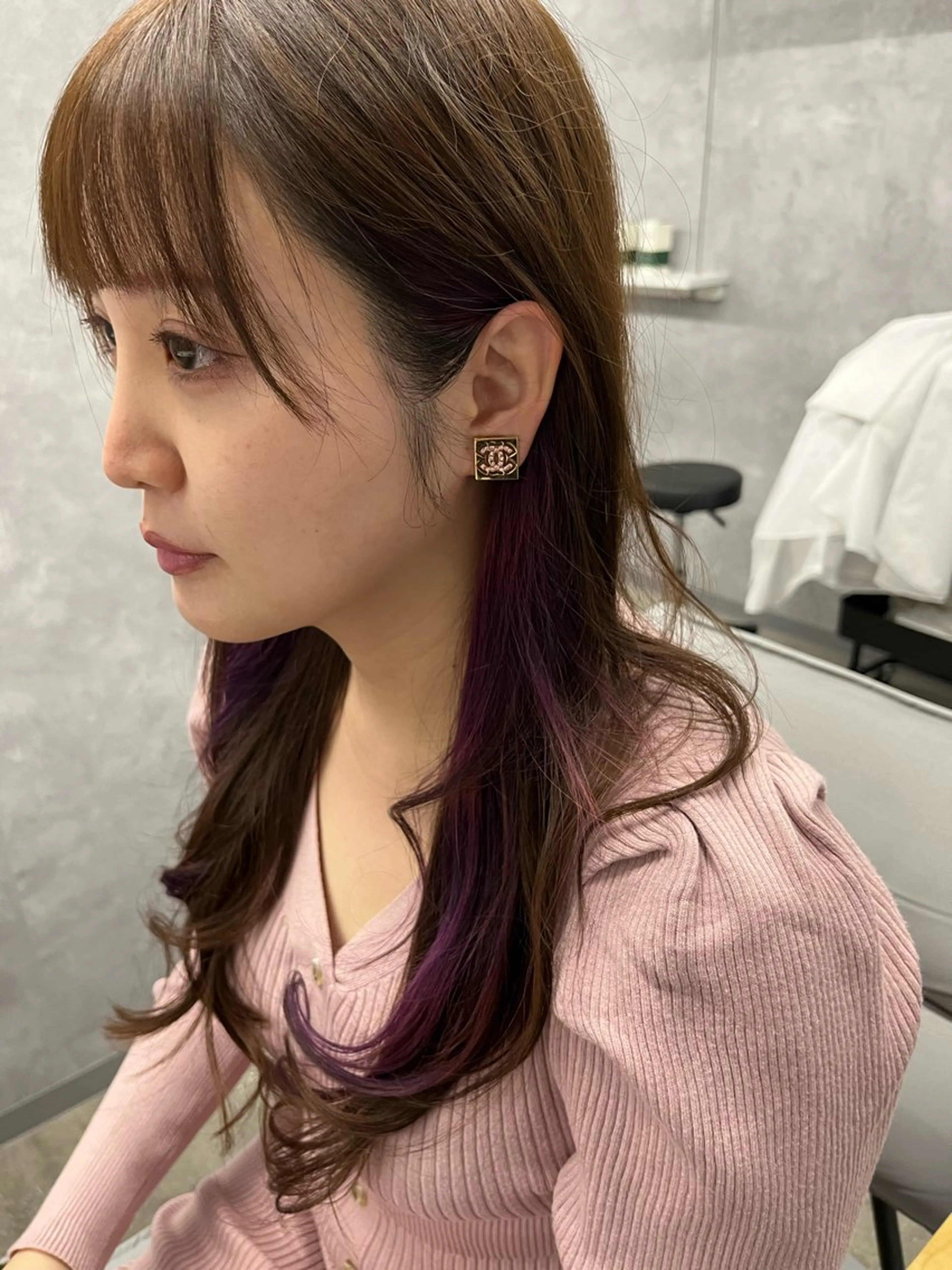 前髪縮毛＋髪質改善トリートメントの写真