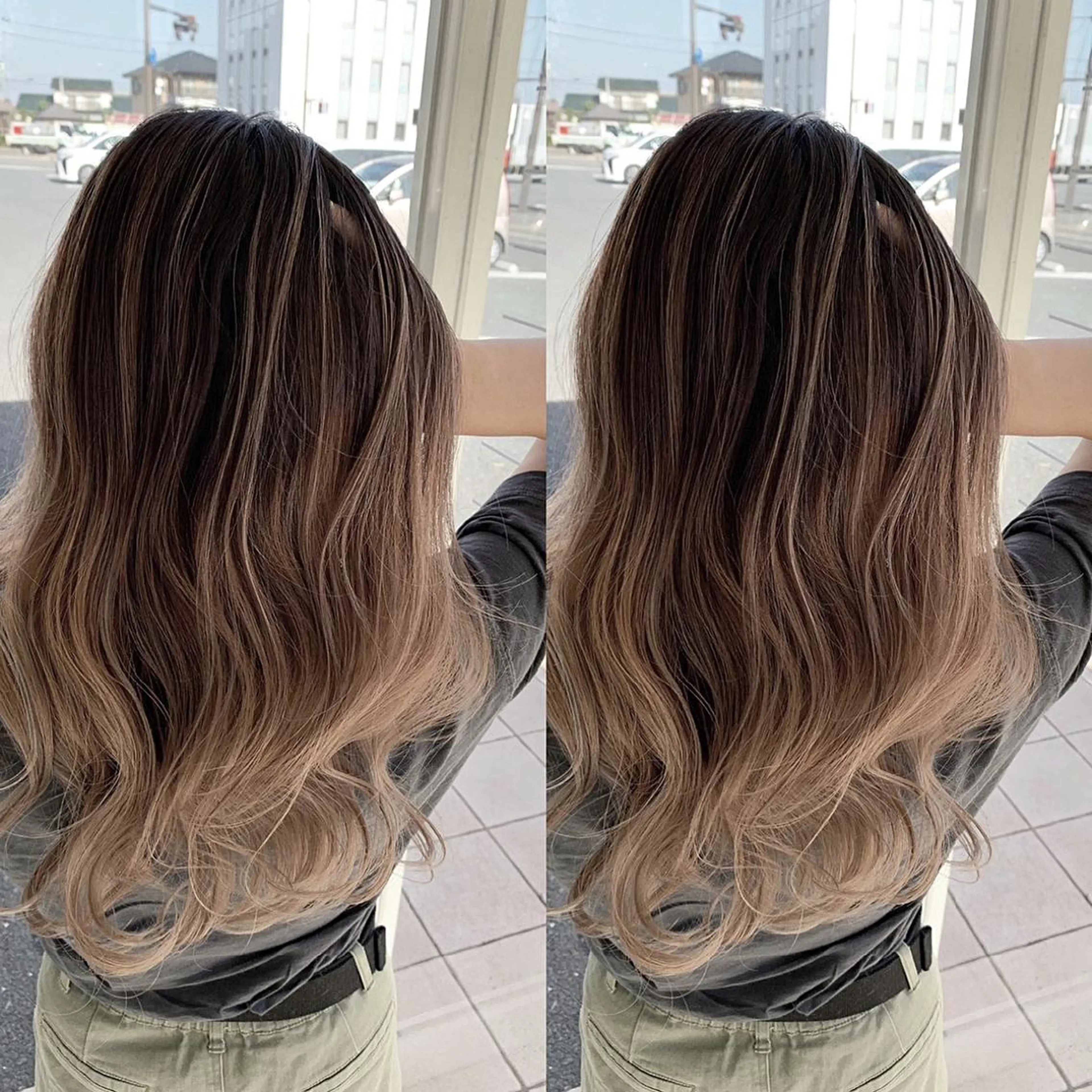 ロング カラー EARTH石巻店 尾形  裕のヘアスタイル