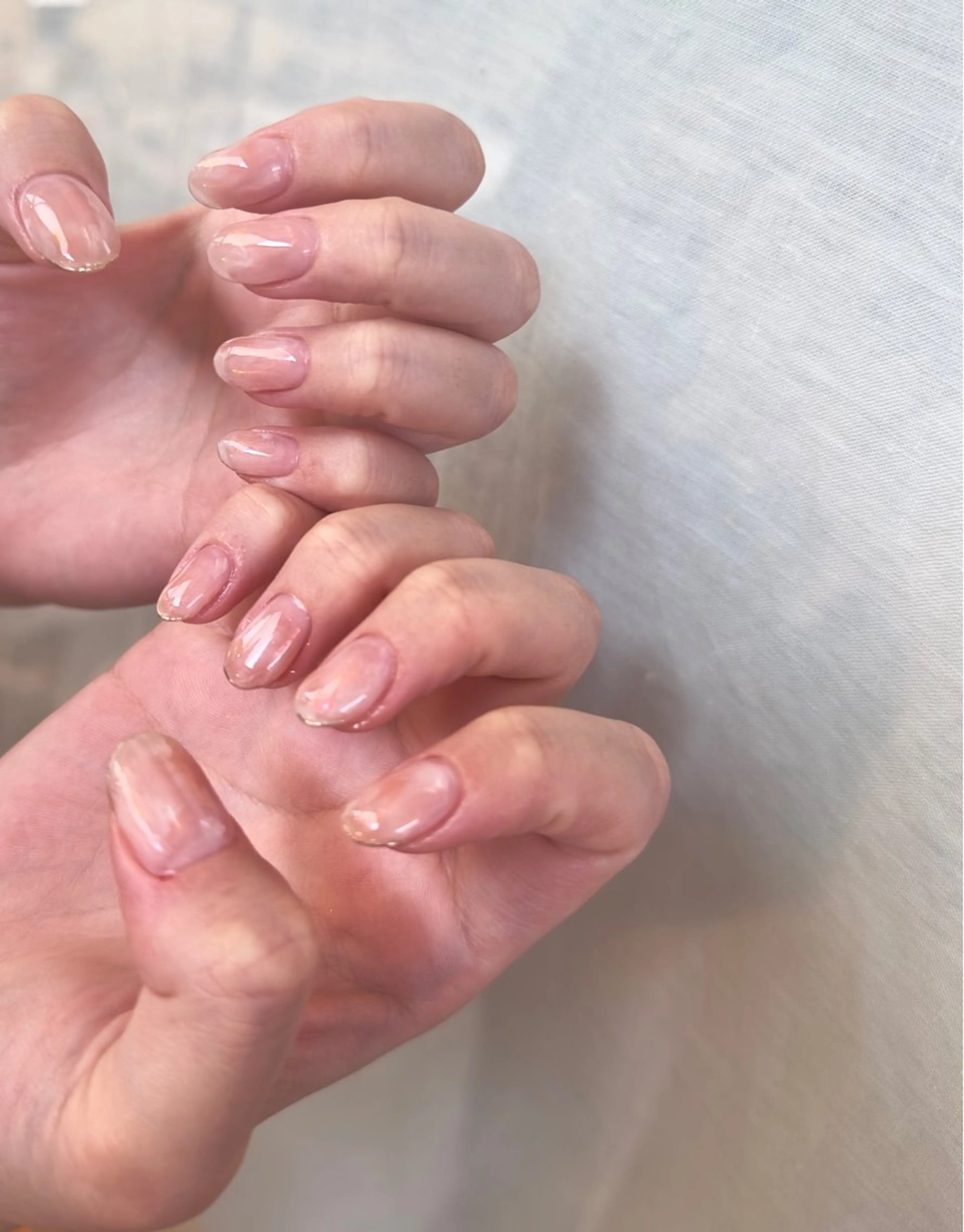 ネイル フレンチネイル ミラーネイル ニュアンスネイル ハンドネイル Baden Nail ﾊﾞ-ﾃﾞﾝ ﾈｲﾙのネイルデザイン