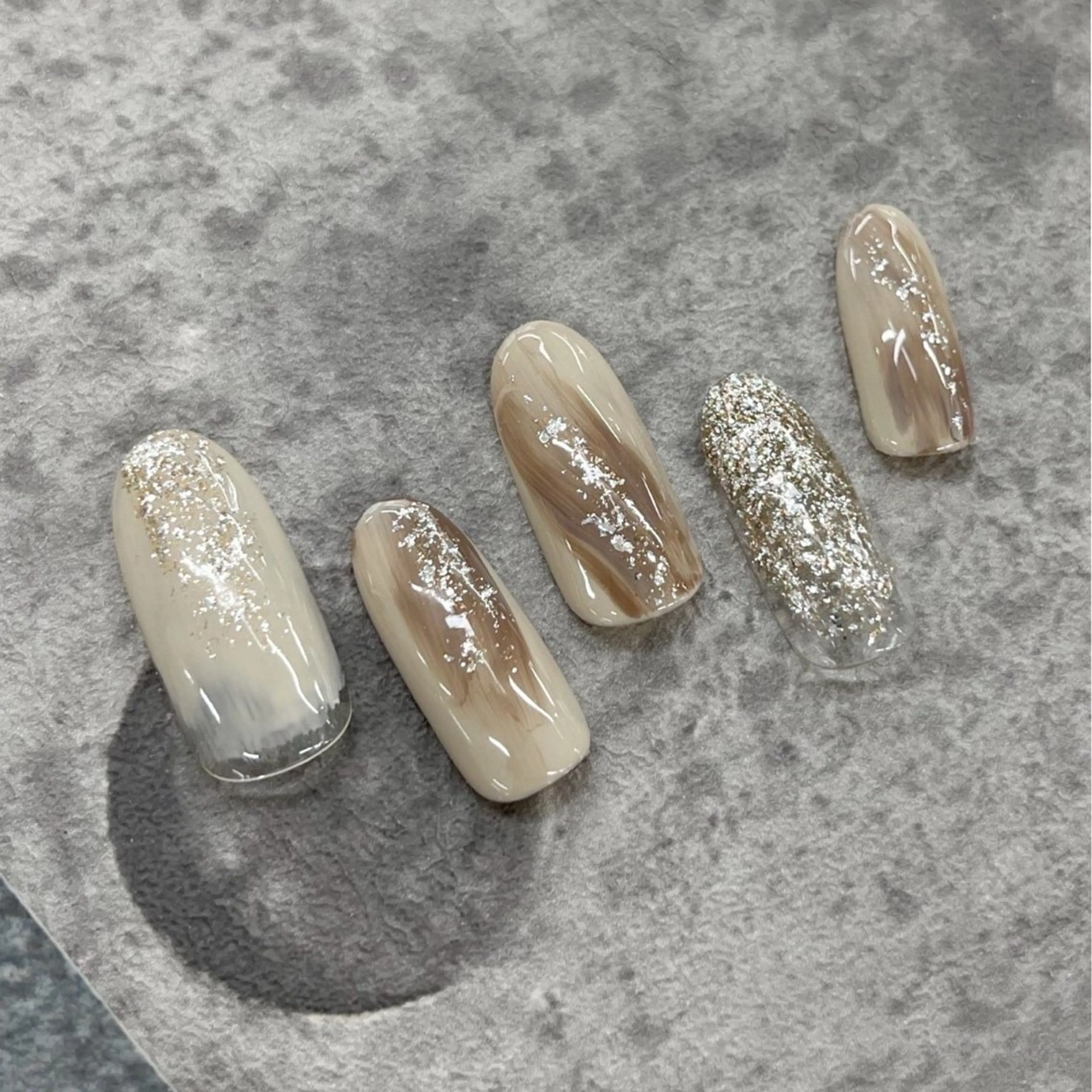 ネイル ⭐︎休業中の練習⭐︎ JNA認定講師髙橋のネイルデザイン