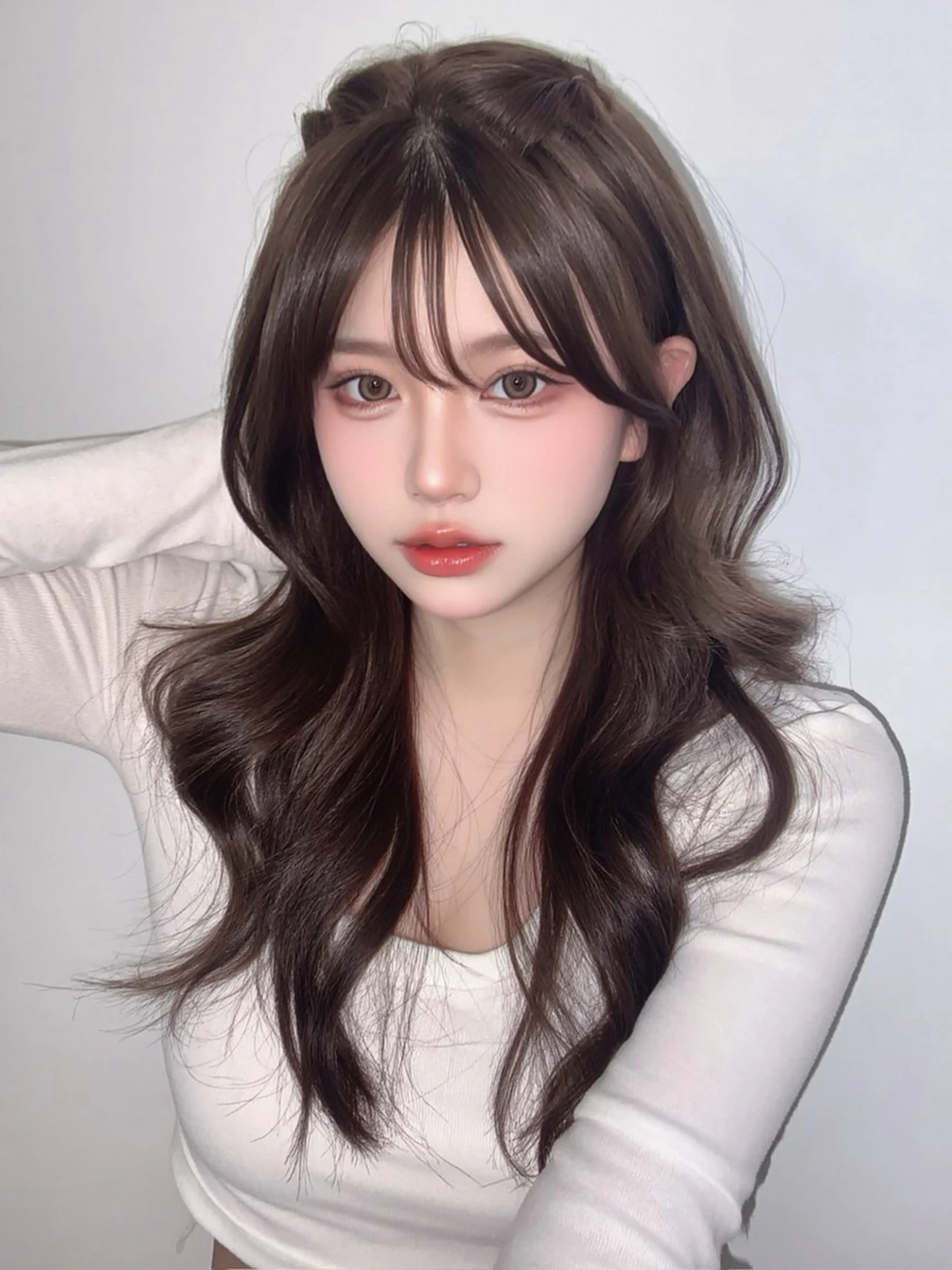 ロング カット ヘアカラー トリートメント ワンホンヘア/ 透明感カラー/ゆうとのヘアスタイル