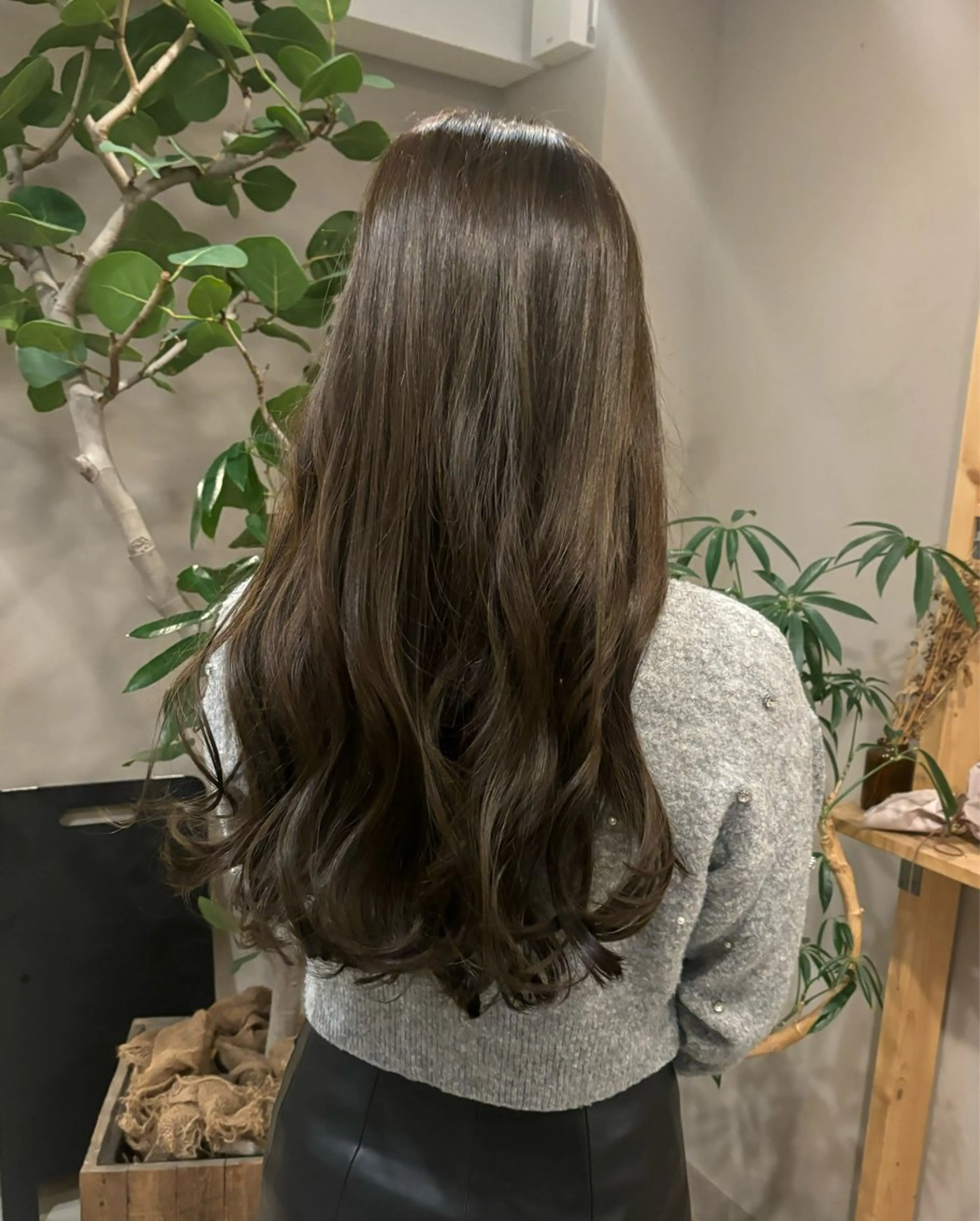 ロング カラー カット ヘアカラー トリートメント 似合わせカット/ 艶カラー/いらみなのヘアスタイル