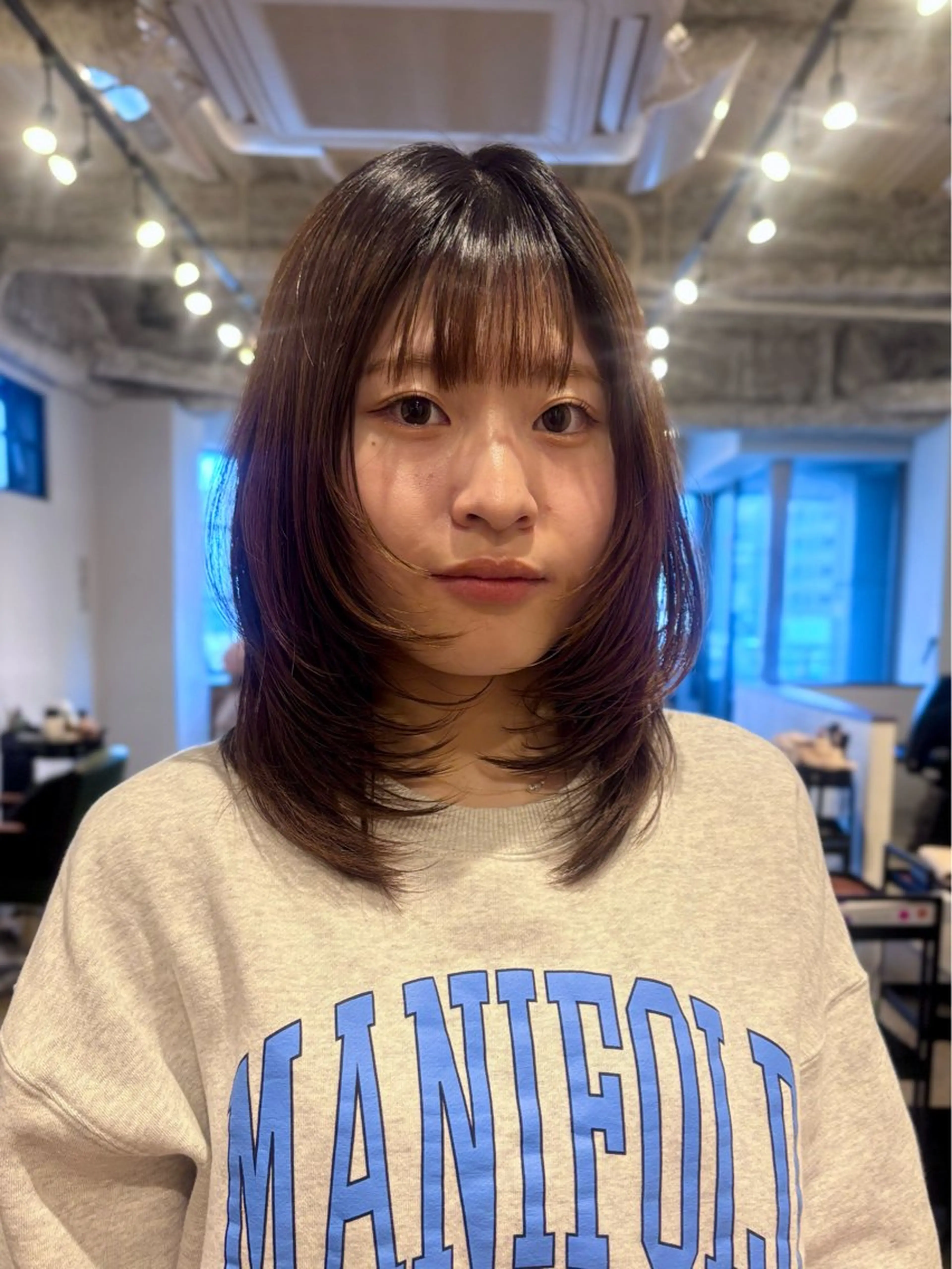 ミディアム mizuho .のヘアスタイル