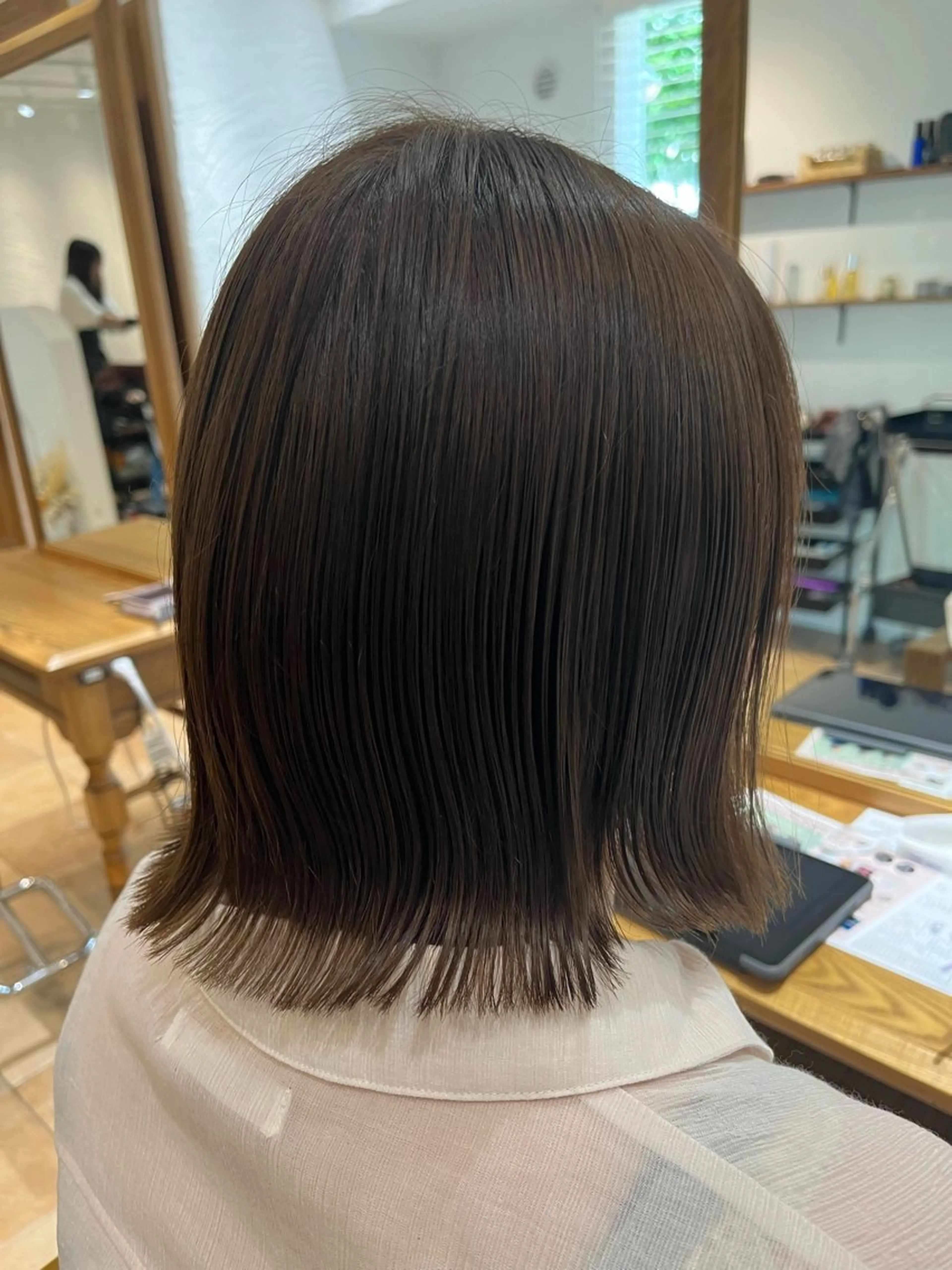 ミディアム カラー アッシュ 透明感カラー ミント カット ヘアカラー トリートメント 🌈透明感カラー🌈 🌟吉田祐介🌟のヘアスタイル