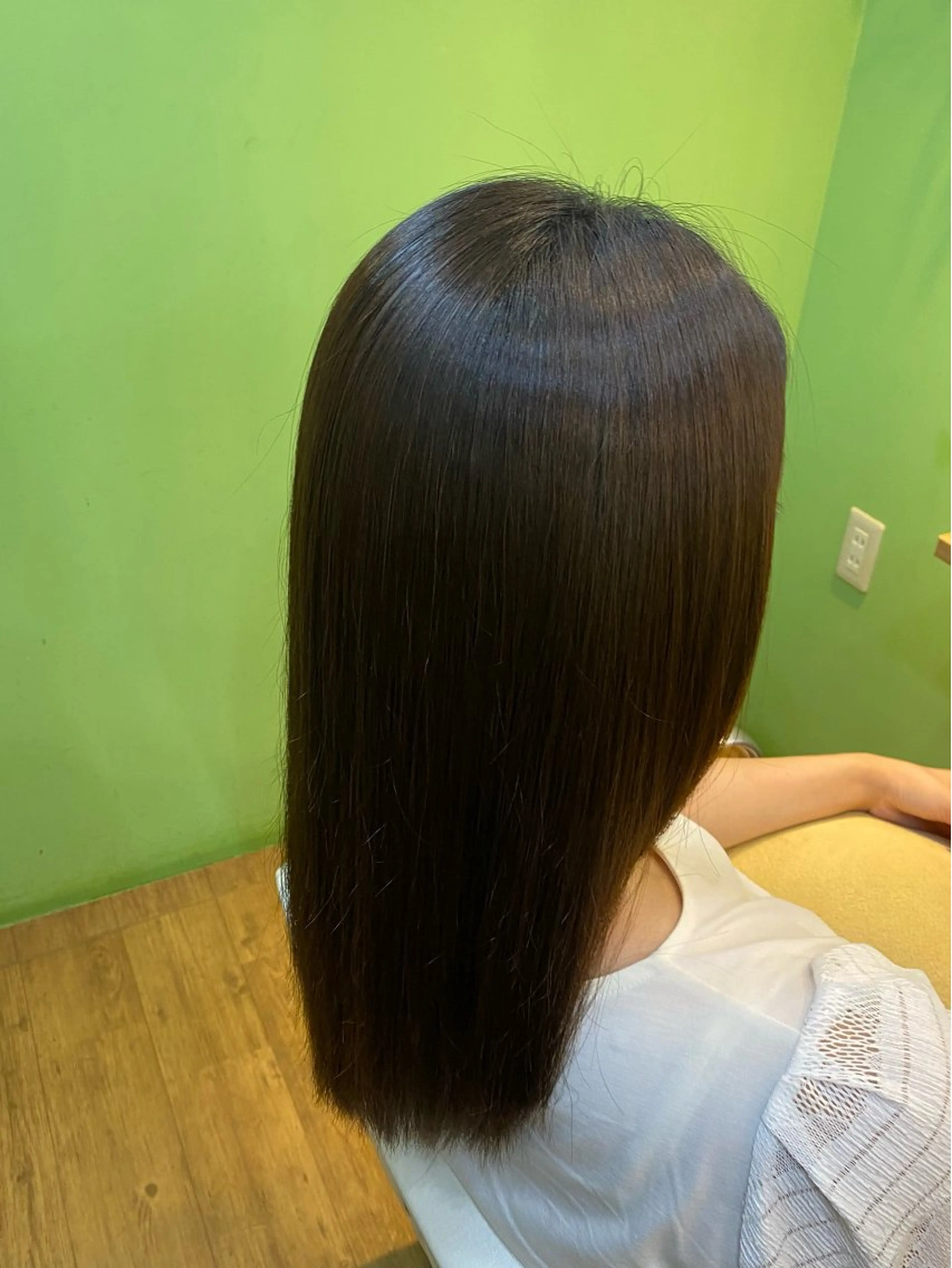 ロング パーマ 髪質改善 縮毛矯正 酸性ストレート ストレートパーマ 【エシカル】 HOSOMIのヘアスタイル