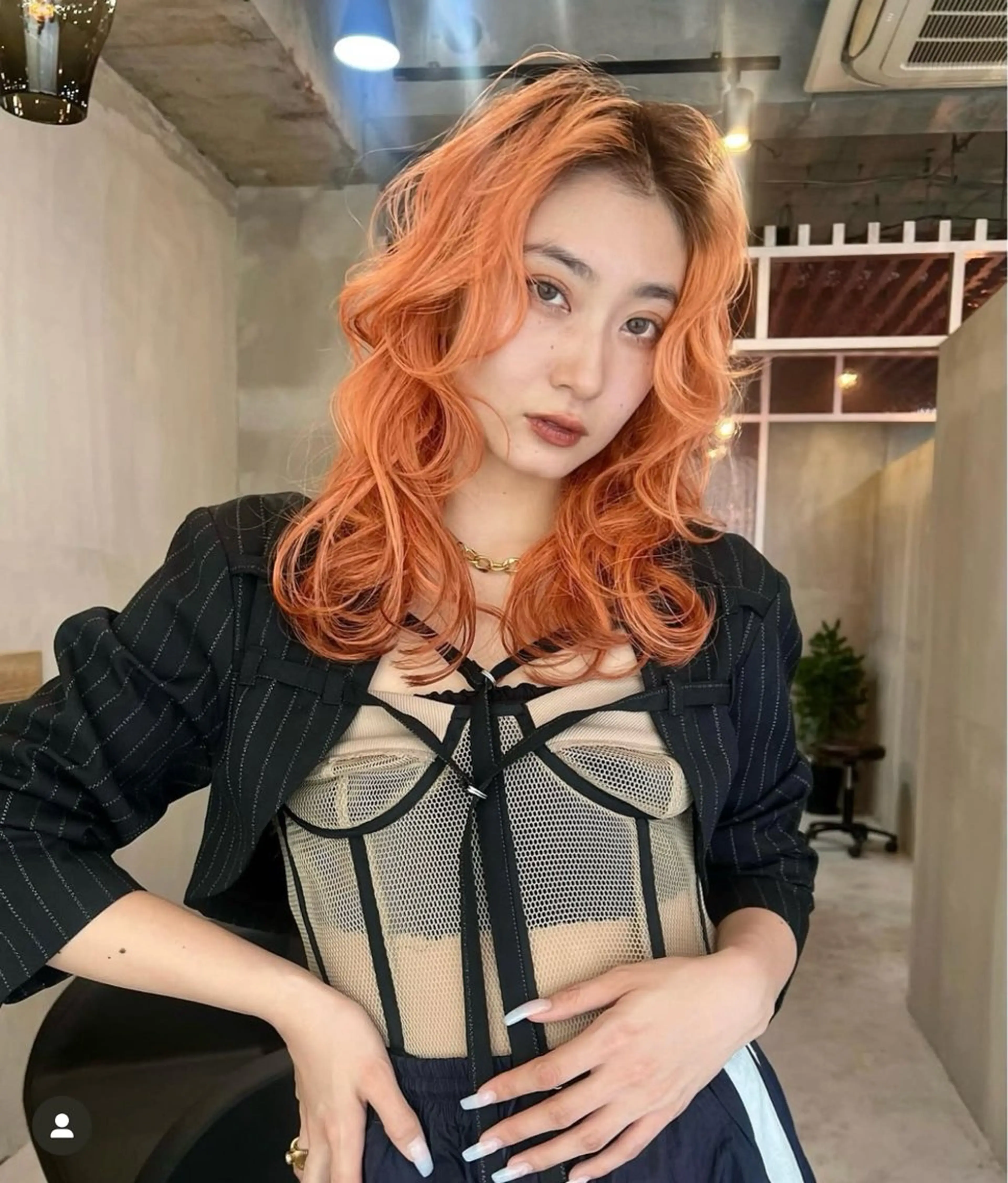 セミロング カラー ハイトーン特化🤍 Ayakaのヘアスタイル