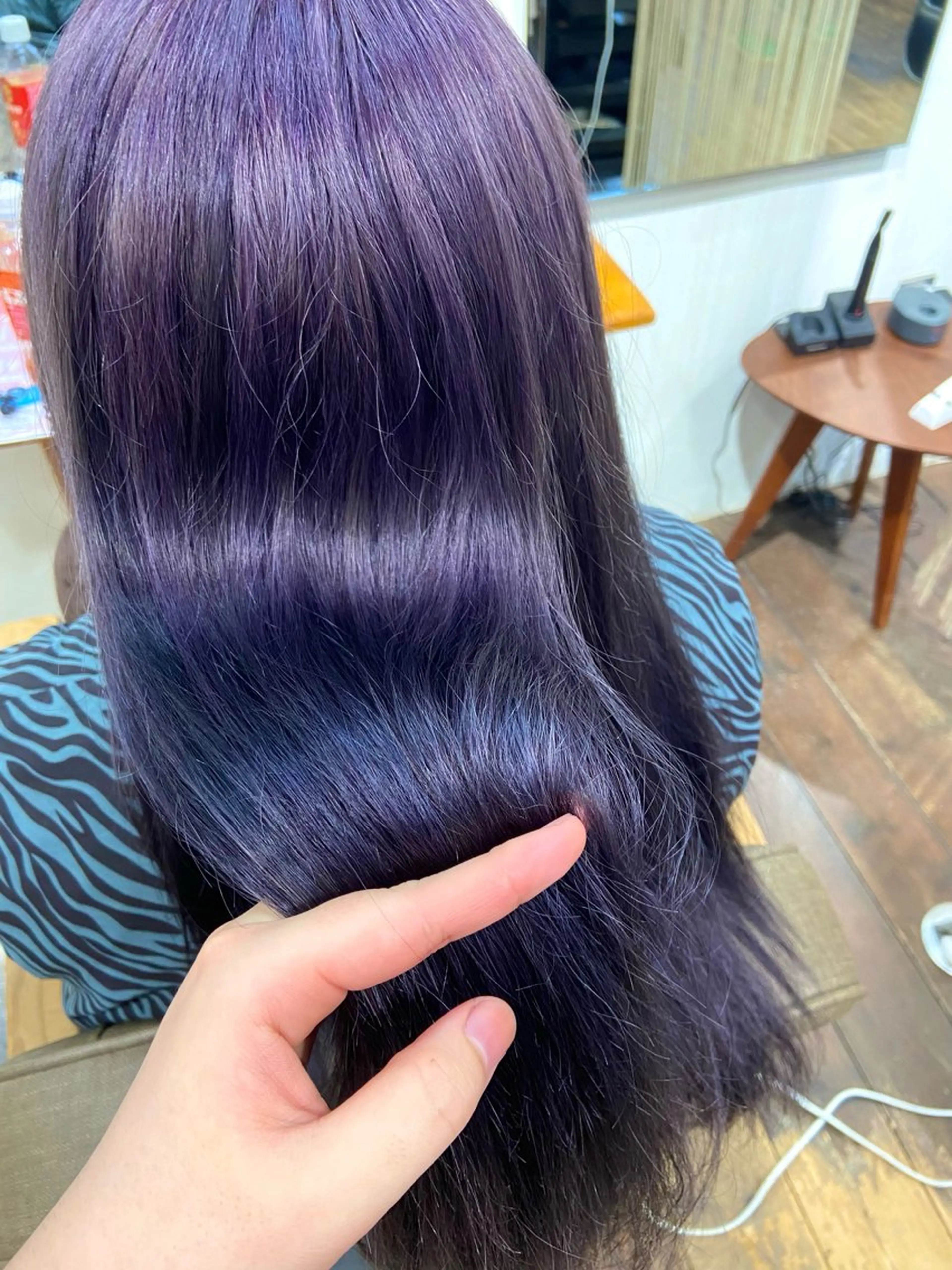 ロング カラー ダブルカラー ラベンダーカラー niro 🌱カットモデル募集のヘアスタイル