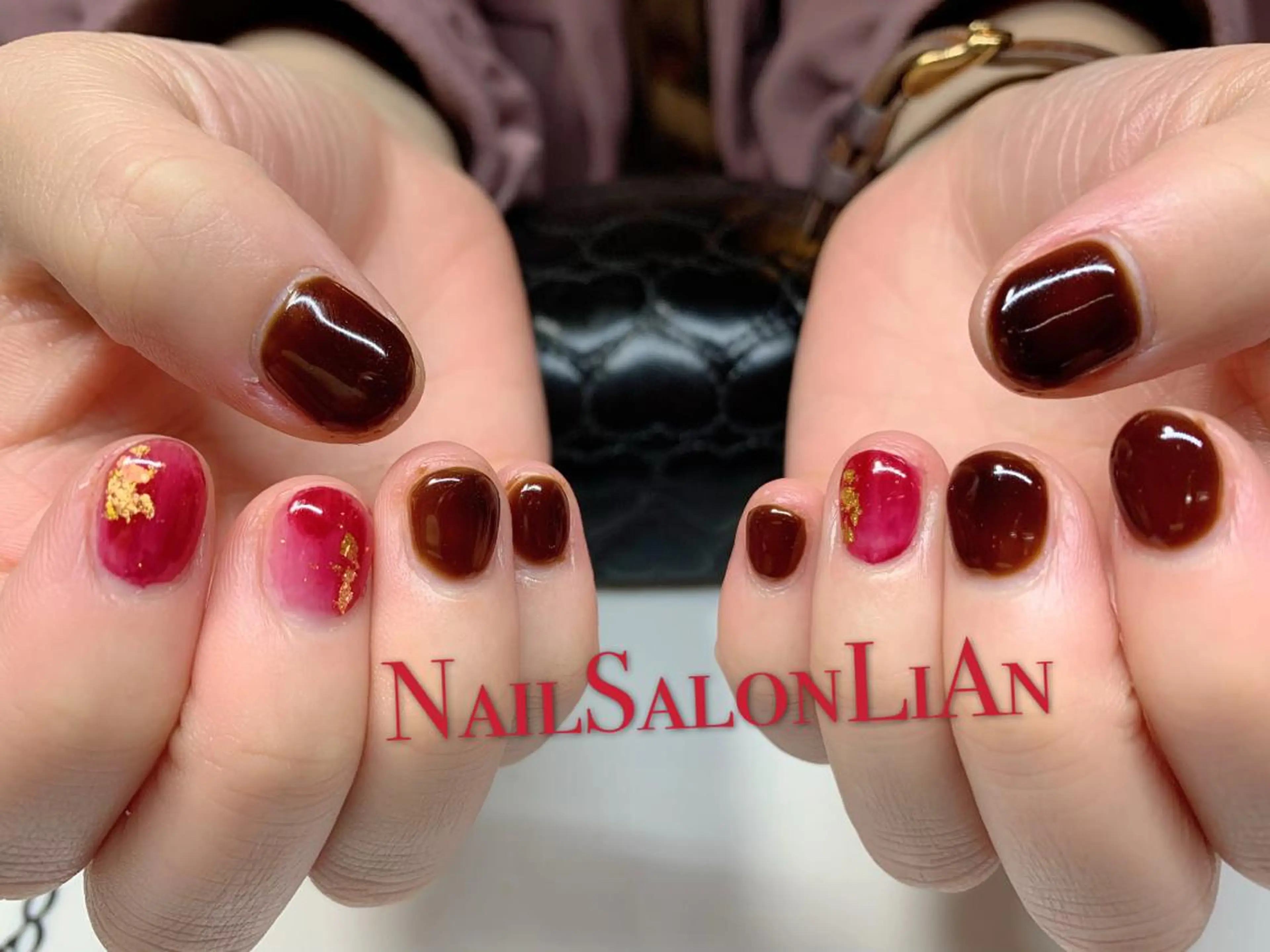 ネイル 持ち込み ハンドネイル NailSalon LiAnのネイルデザイン
