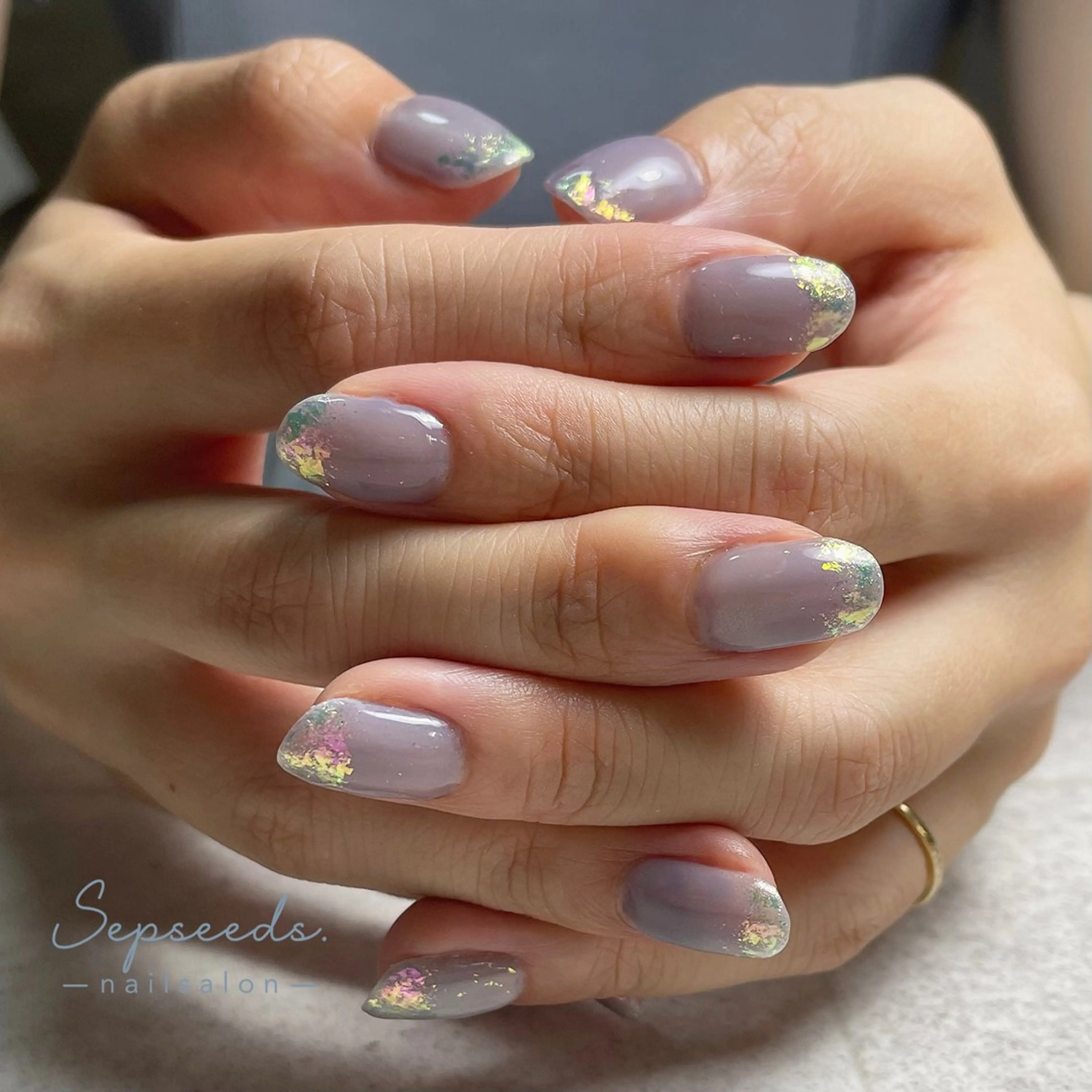 ネイル ジェルネイル マグネットネイル 夏ネイル Sepseeds. 🌱朝9時～OK🤲のネイルデザイン