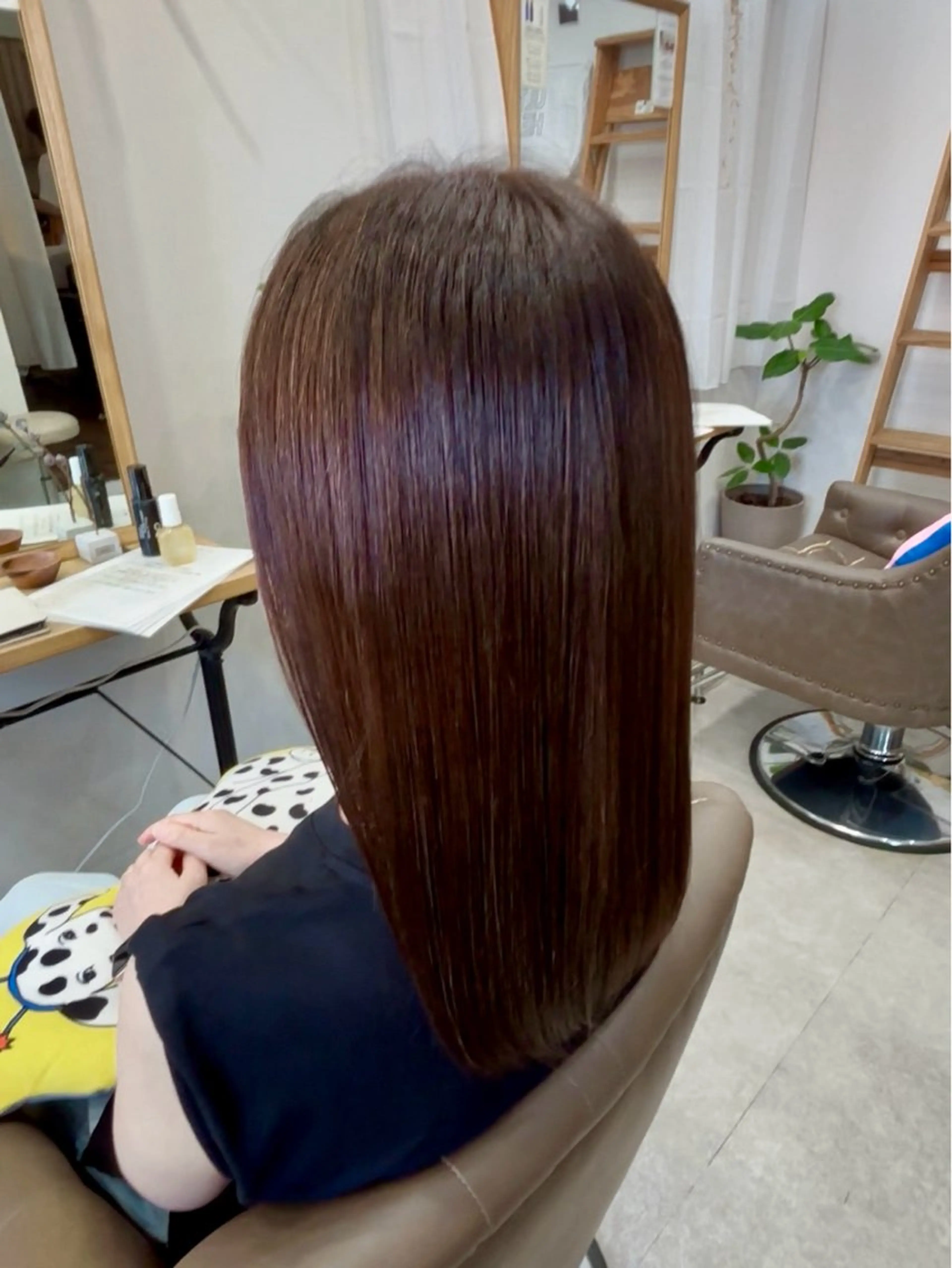 セミロング 髪質改善 縮毛矯正 ✨次世代型髪質改善✨ marikaのヘアスタイル