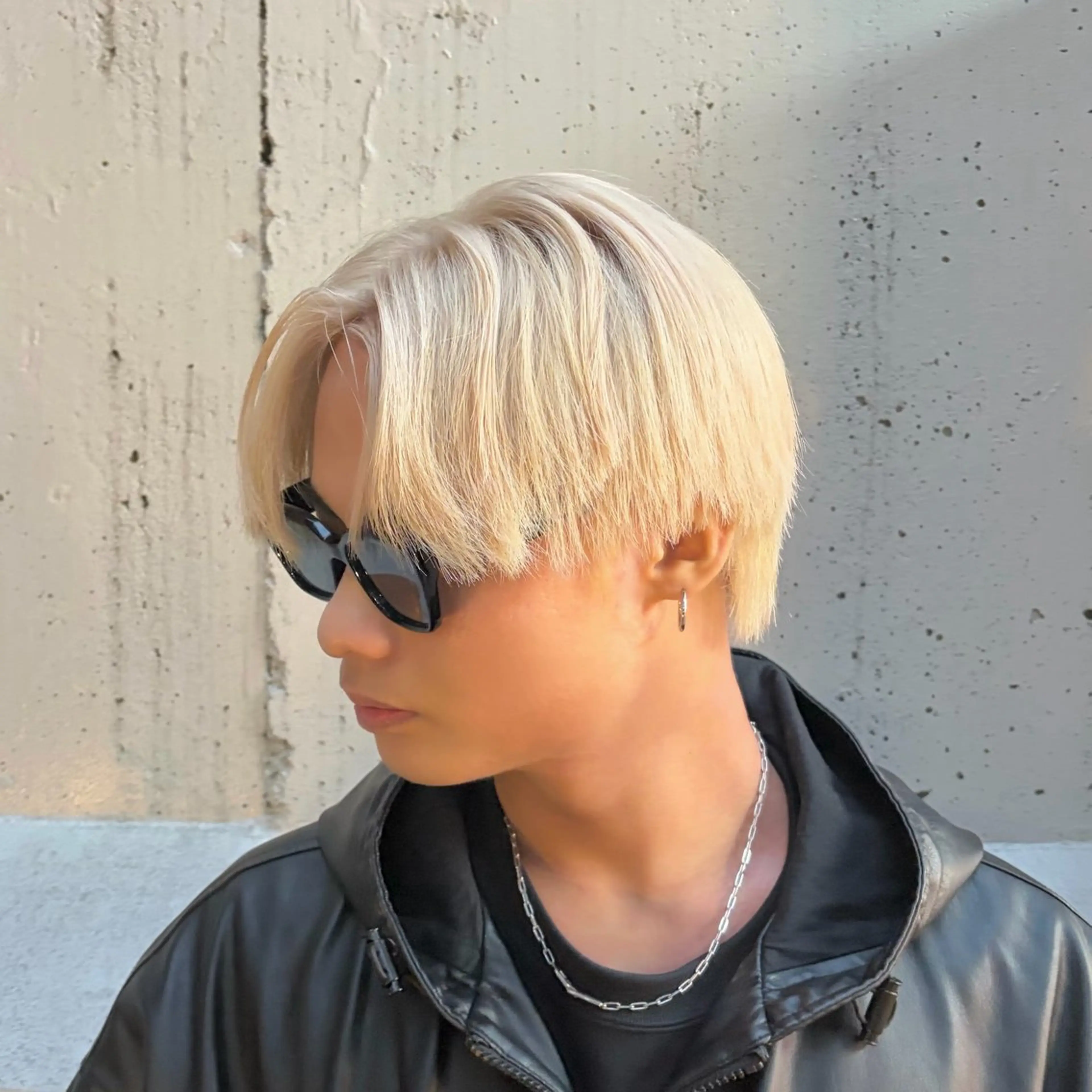 ショート カラー ヘアカラー トリートメント ʜᴀʀᴜᴋᴀ♱メンズ ウルフ/ブリーチのヘアスタイル