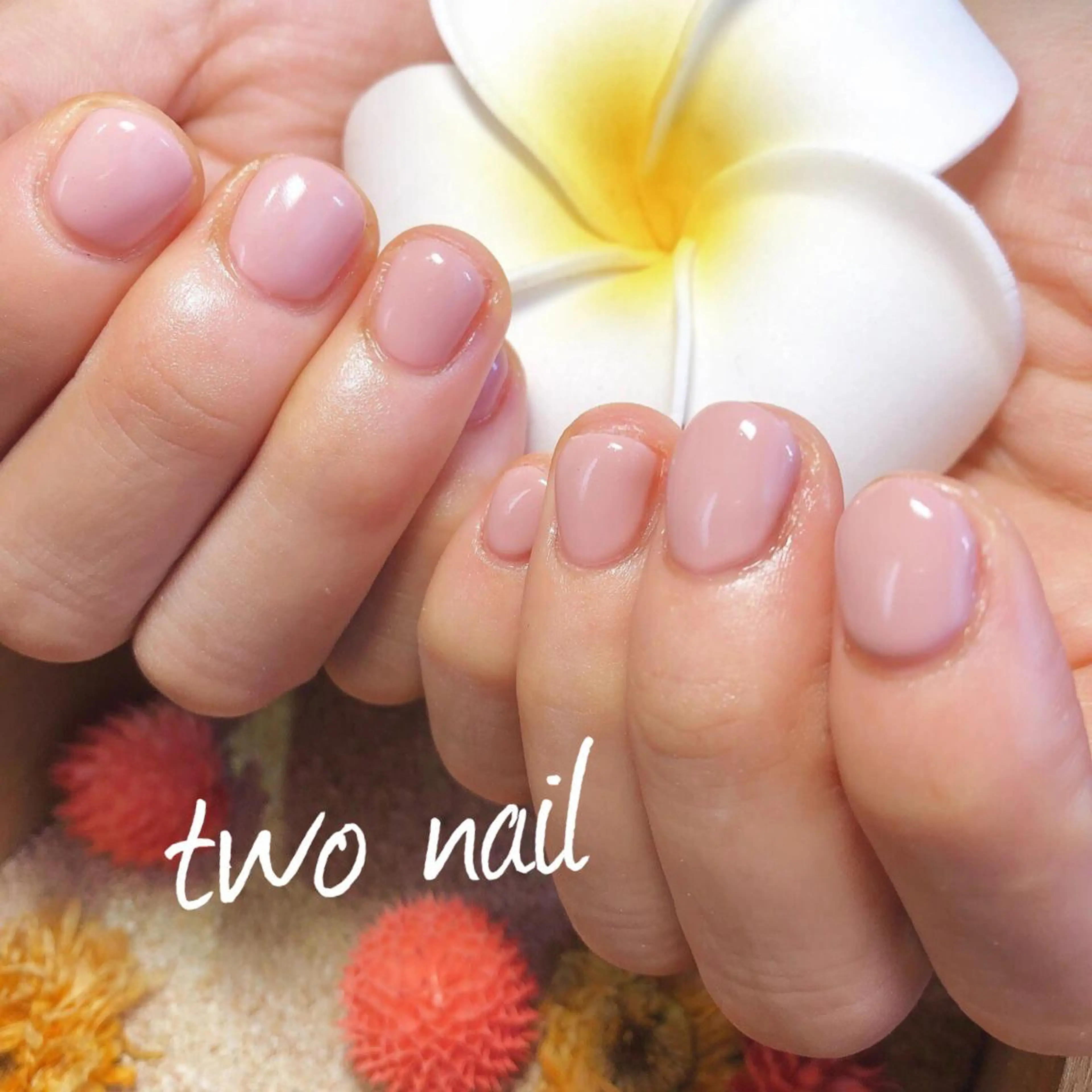 ネイル ワンカラーネイル two nailのネイルデザイン