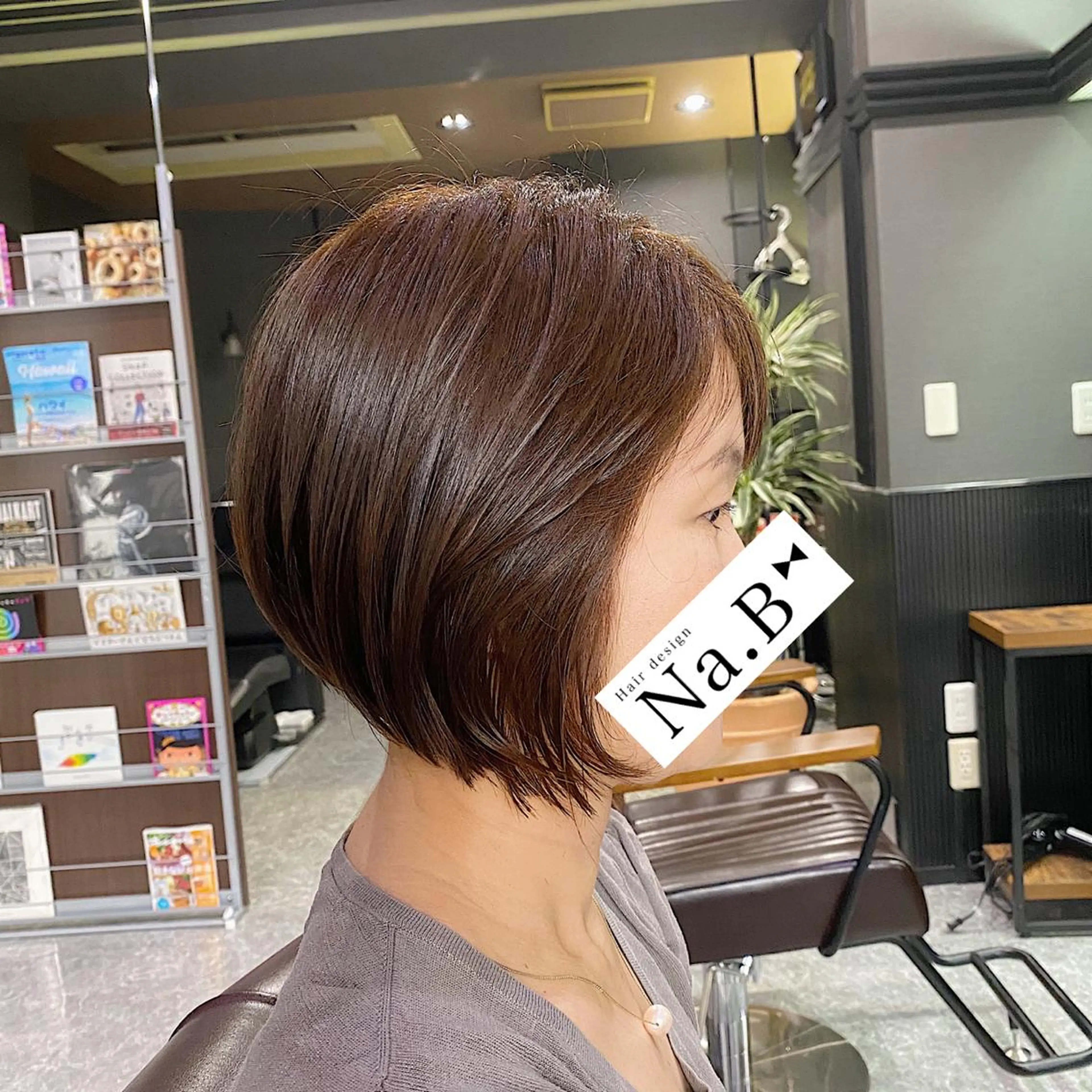 ショート カラー Hair design Na.B所属・ジユン 지윤のヘアスタイル