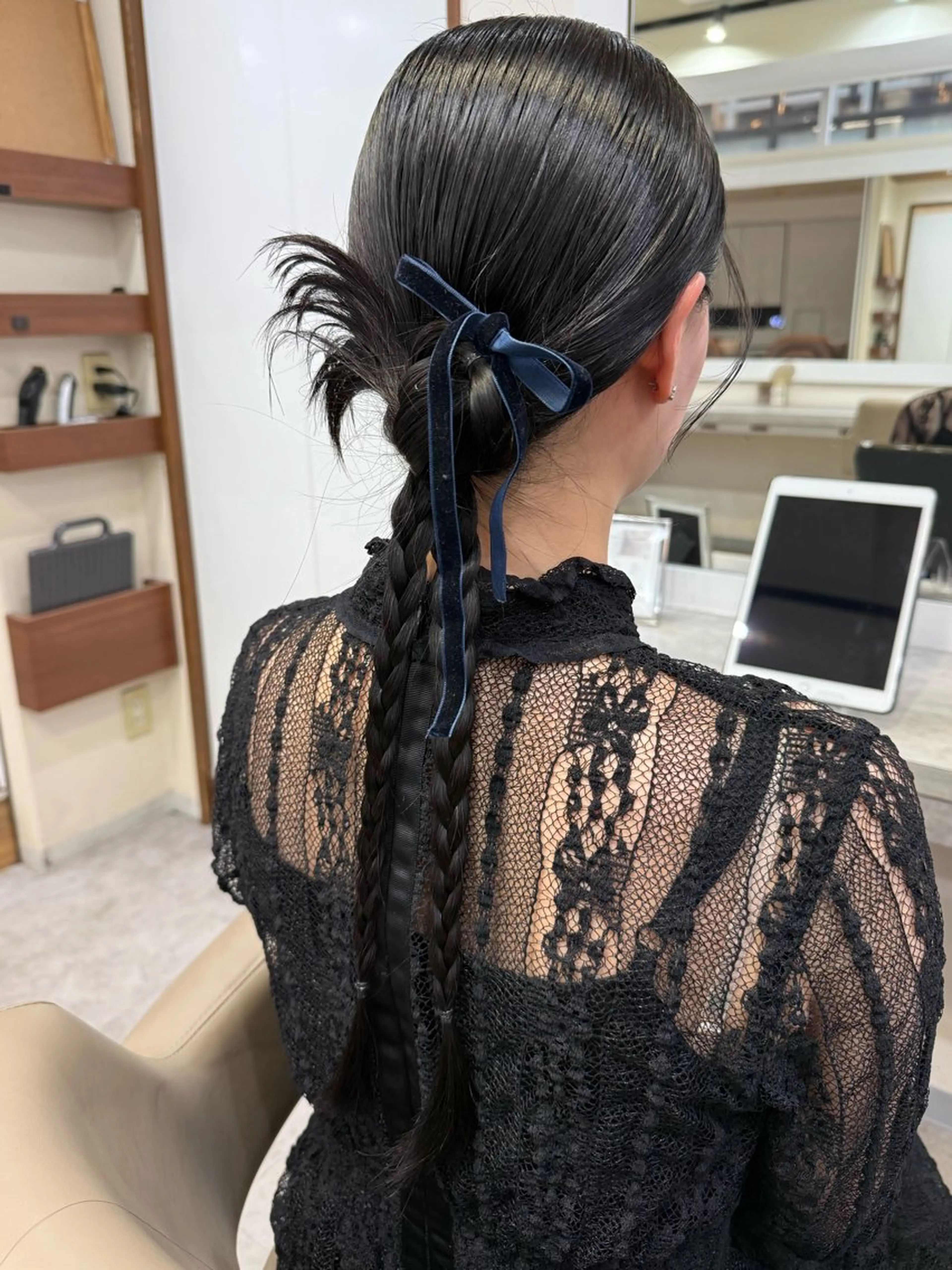 ロング ヘアアレンジ ヘアセット 韓国風パーマ/ヘア セット/店長みづきのヘアスタイル