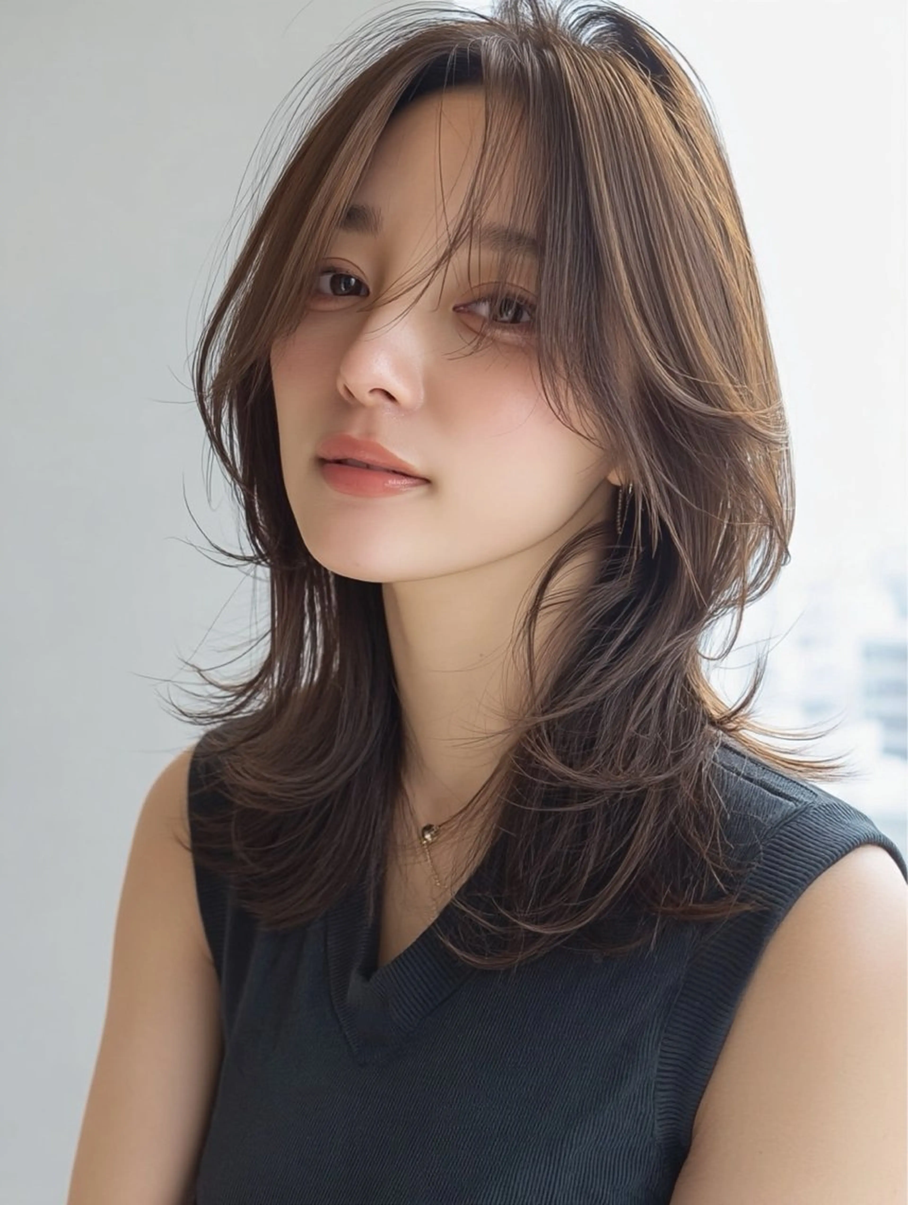 【平日限定】カット+カラー+【髪質改善】うるツヤトリートメント　※ブリーチ不可の写真