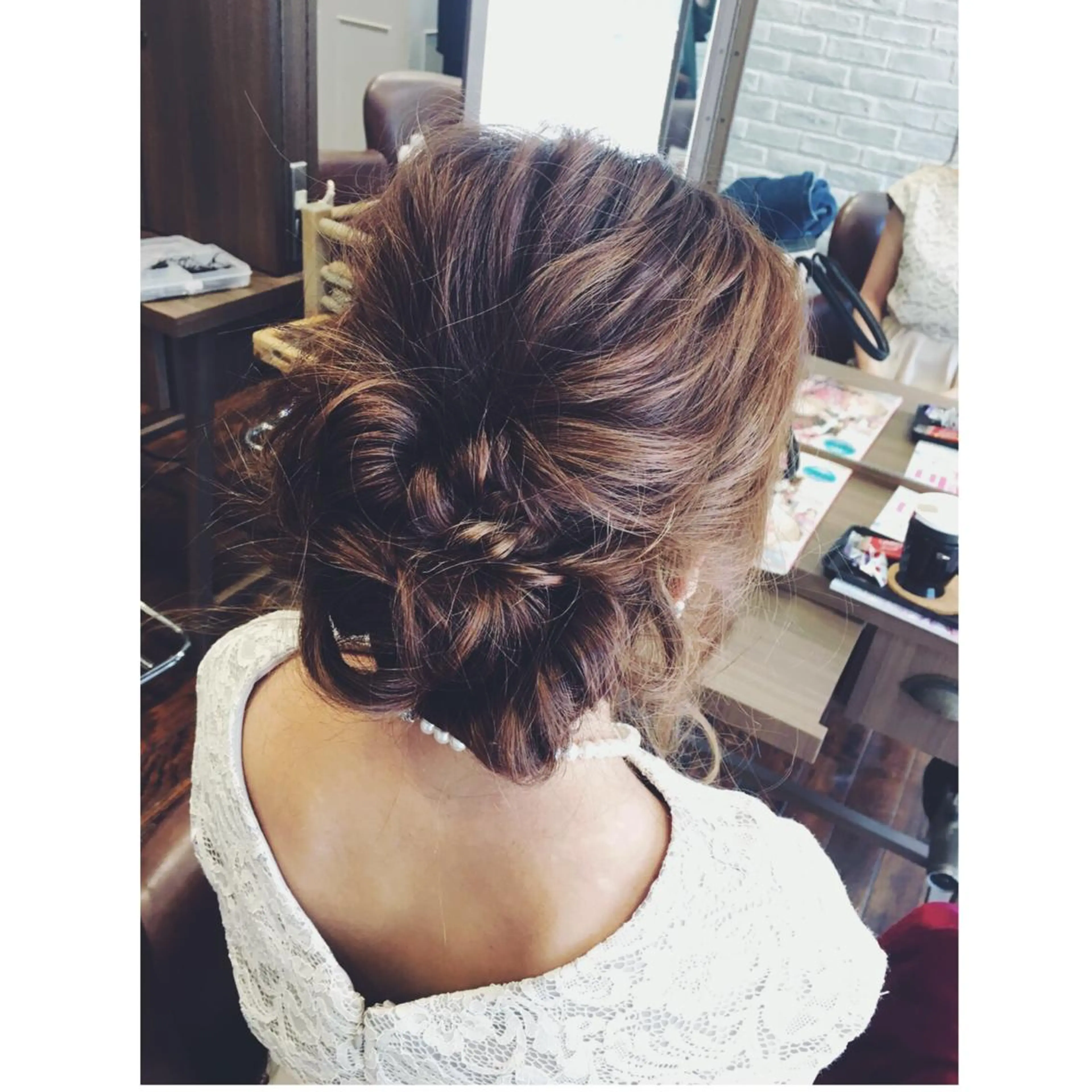 ヘアアレンジ 藤井 菜緒のヘアスタイル