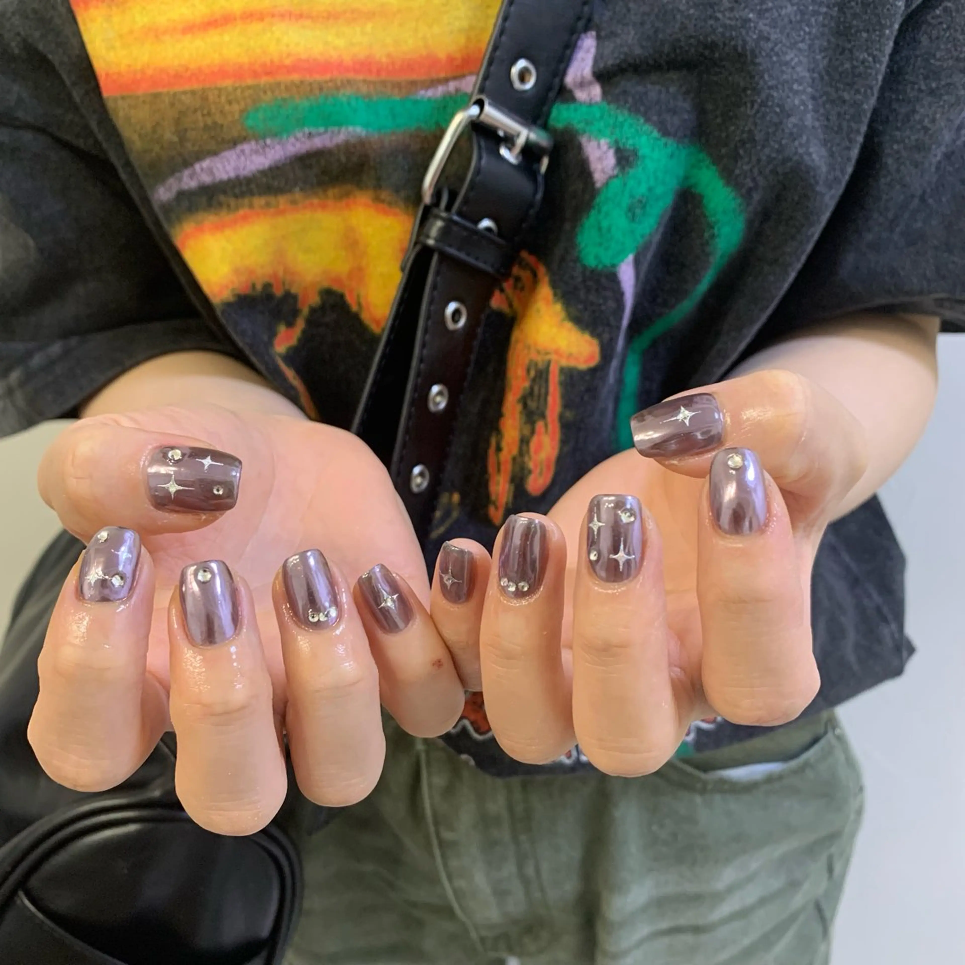 ネイル ミラーネイル ELAN) Hasegawaのネイルデザイン