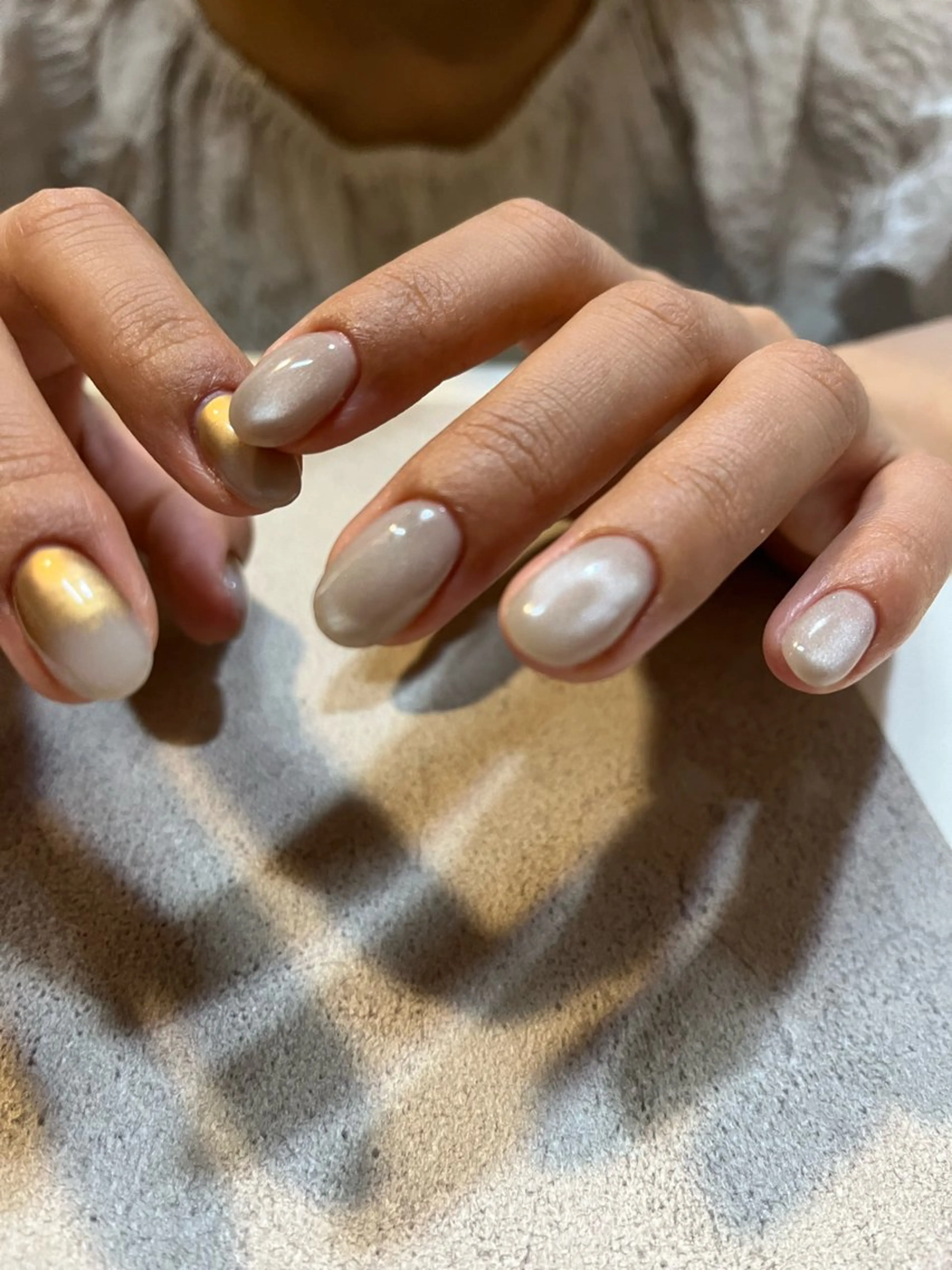 ネイル 氷ネイル・うるうるネイル マグネットネイル rio nailのネイルデザイン