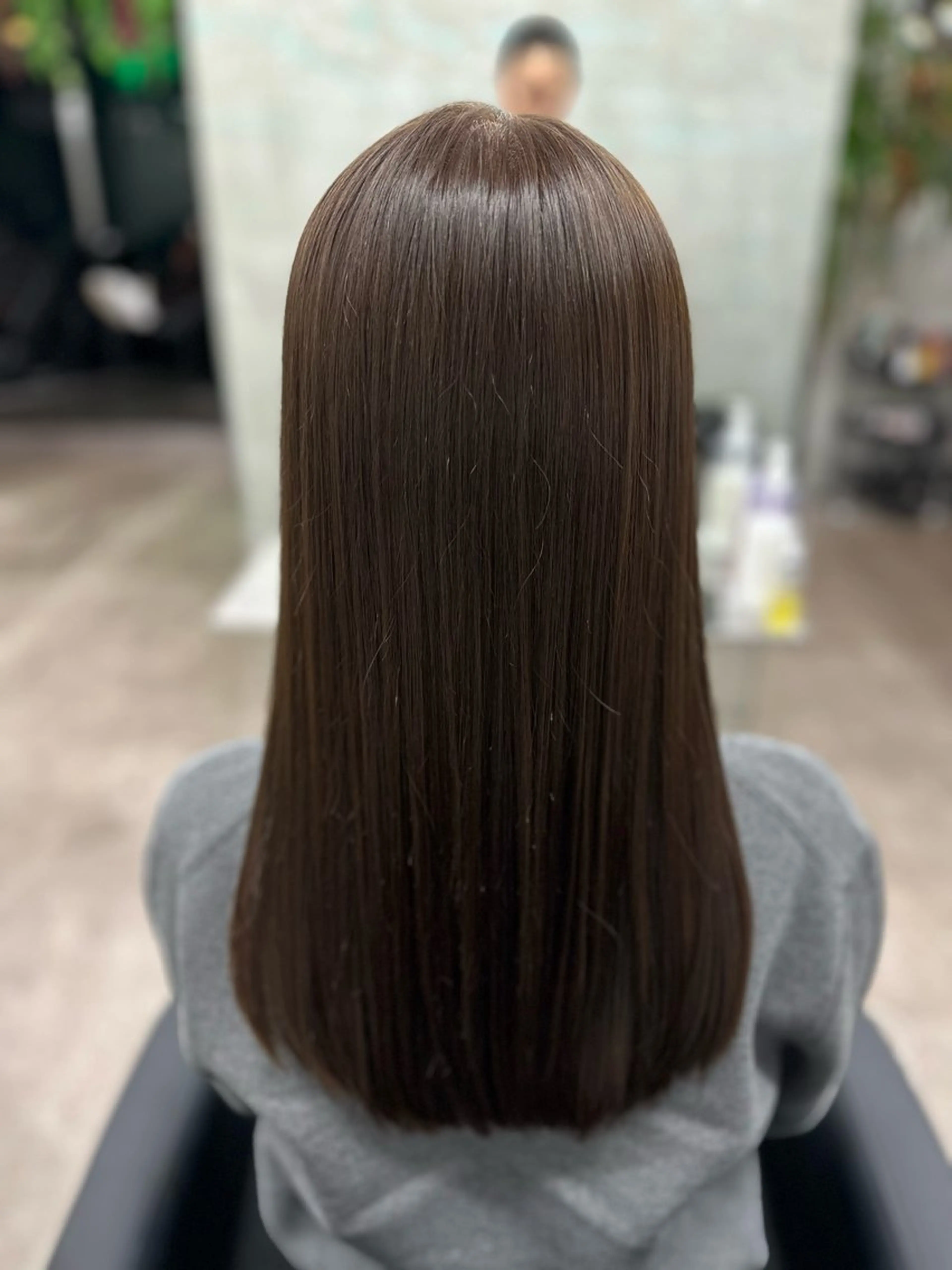 【⭐️髪質改善+縮毛矯正⭐️】カット&髪が硬くならない次世代髪質改善シルク縮毛矯正&超音波アイロンTRの写真