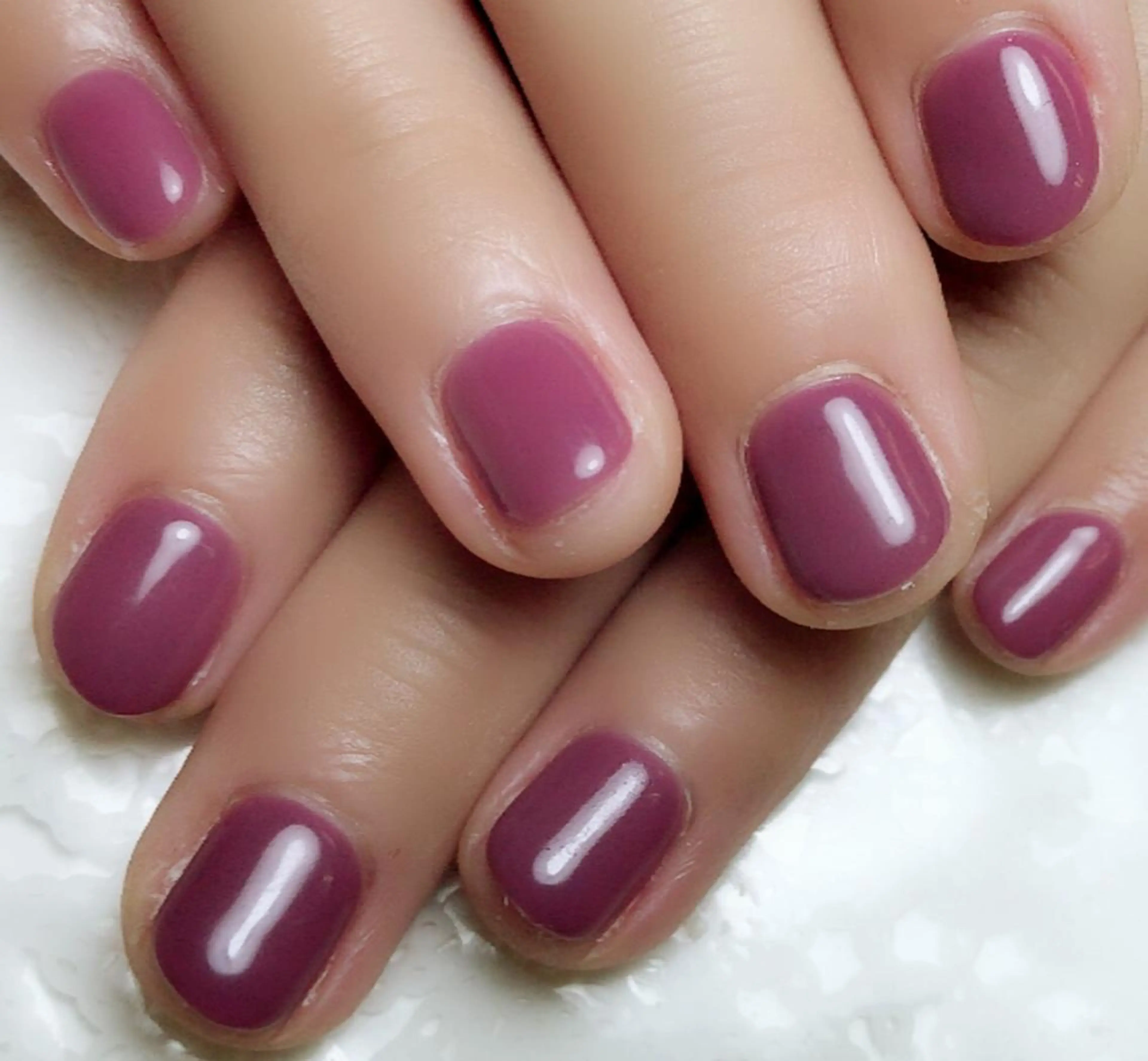 ネイル ワンカラーネイル ハンドネイル ラウバイマノマノ なかざとのネイルデザイン