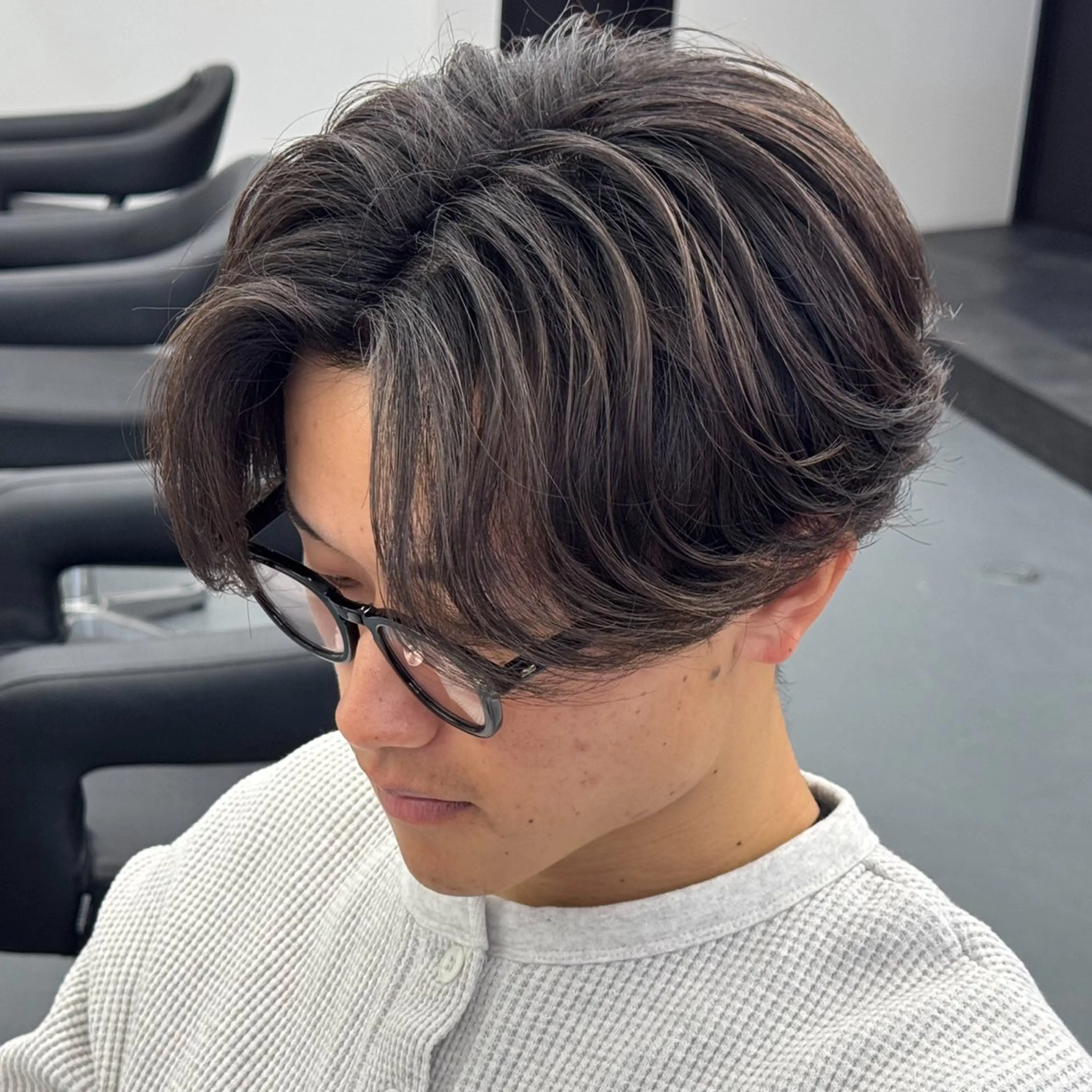 ショート パーマ メンズ カット パーマ トリートメント メンズパーマの人 KAZUのヘアスタイル